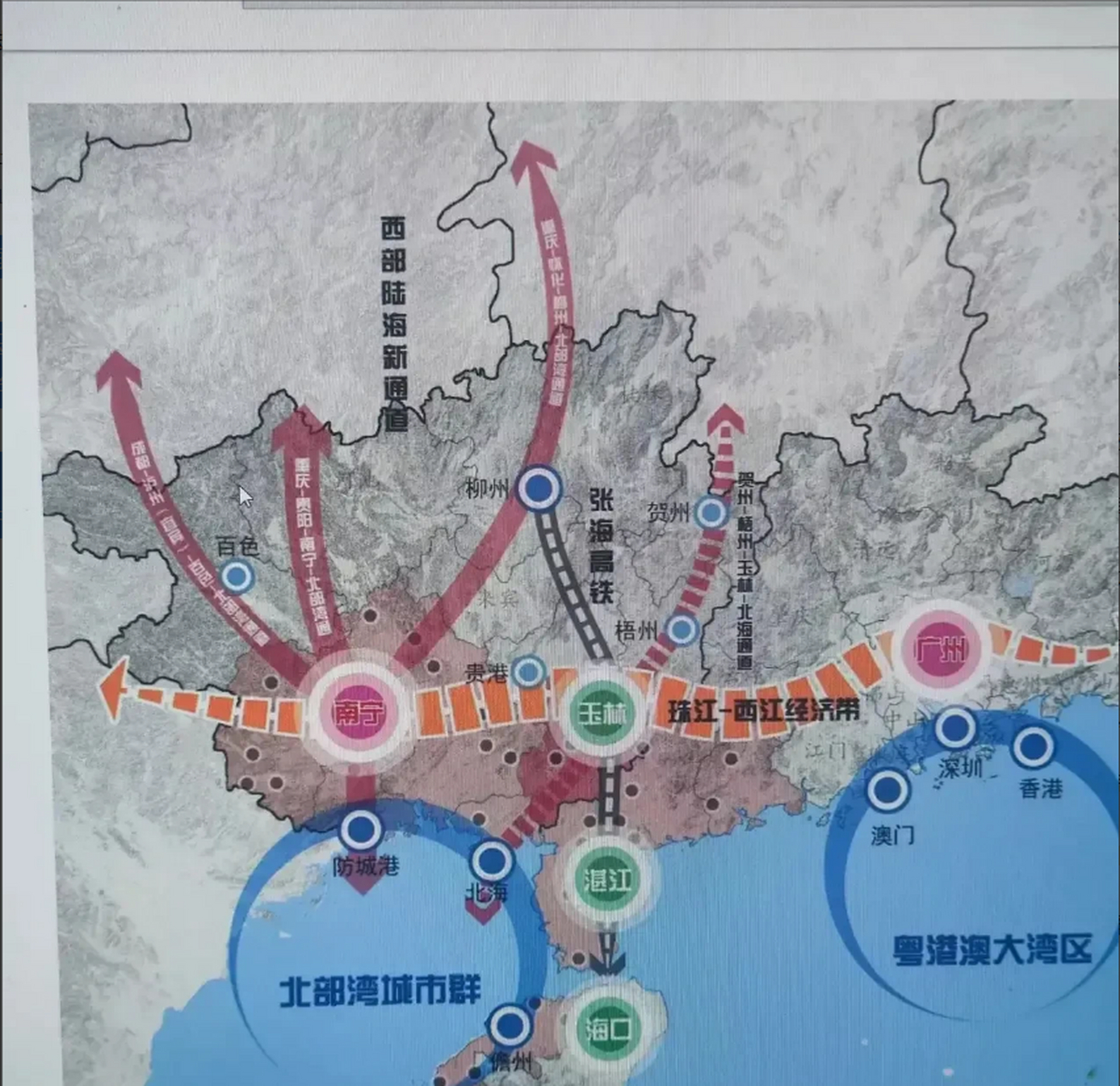 南深高鐵和張海高鐵都建成後,玉林將成為廣西的三大高鐵樞紐之一,另兩