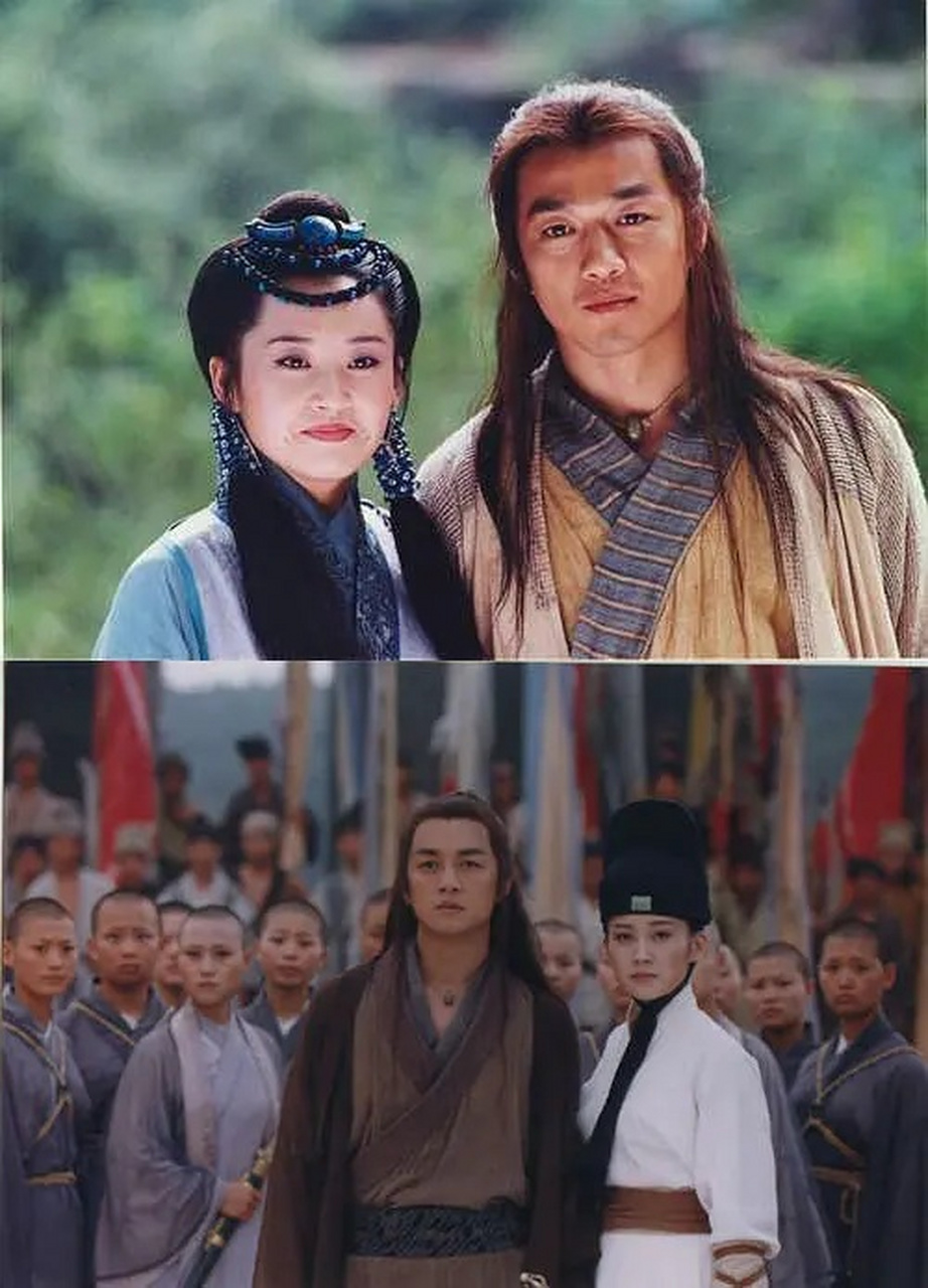 金庸武侠# #笑傲江湖# 忽然之间,岳灵珊轻轻唱起歌来.