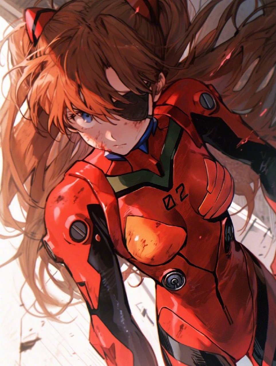 eva新世纪福音战士  明日香  #插画