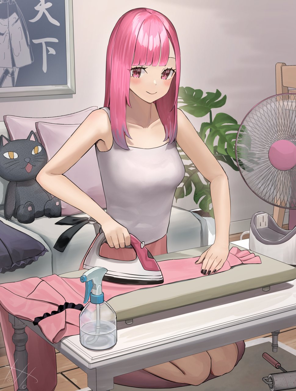 整理衣物的青梅竹马 画师:tetto