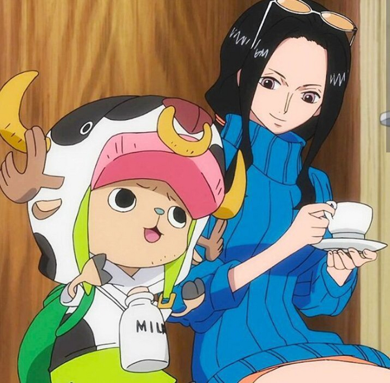罗宾和乔巴#海贼王