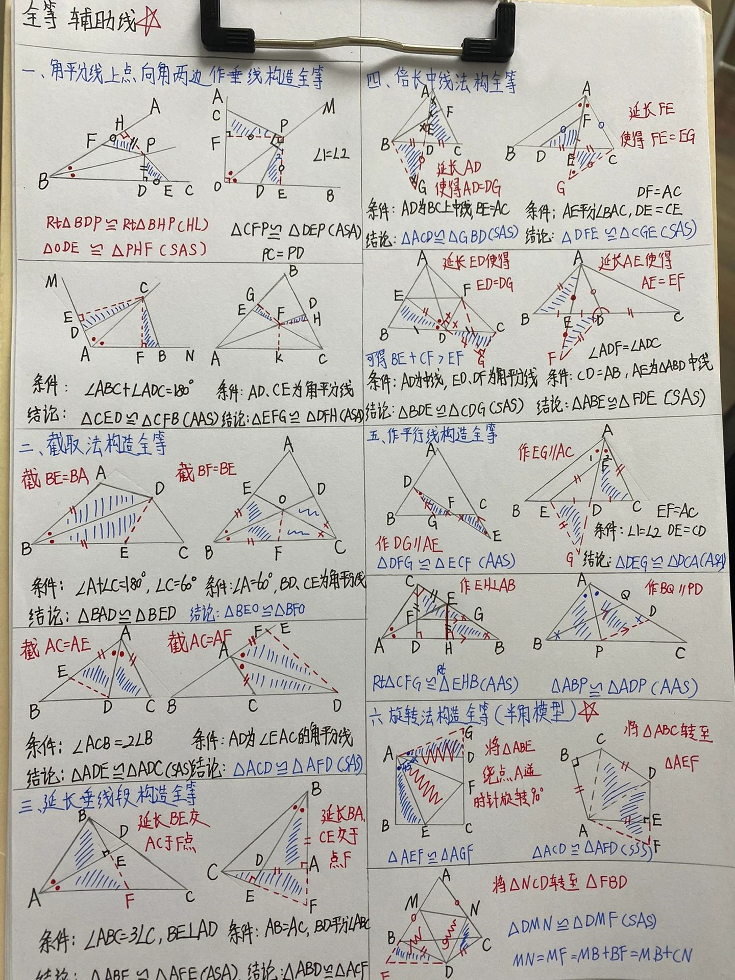 三角形常用辅助线、辅助线的分类(三角形中的辅助线有几种怎样添加辅助线) 三角形常用辅助线、辅助线的分类(三角形中的辅助线有几种怎样添加辅助线)