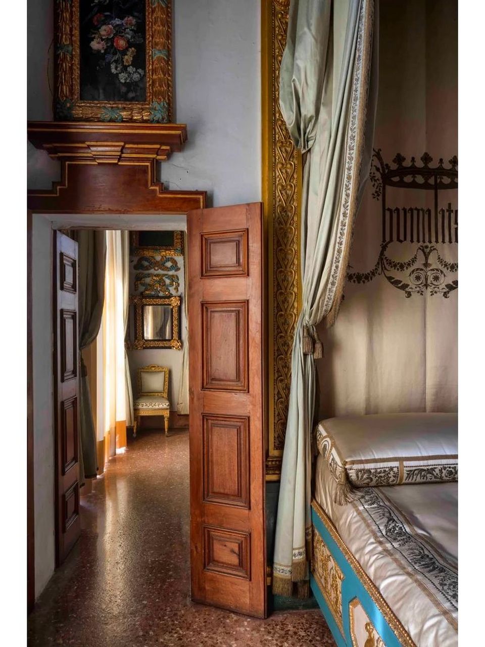 意大利贵族的美丽岛与其中的文艺复兴宫殿 位于意大利马焦雷湖的贝拉