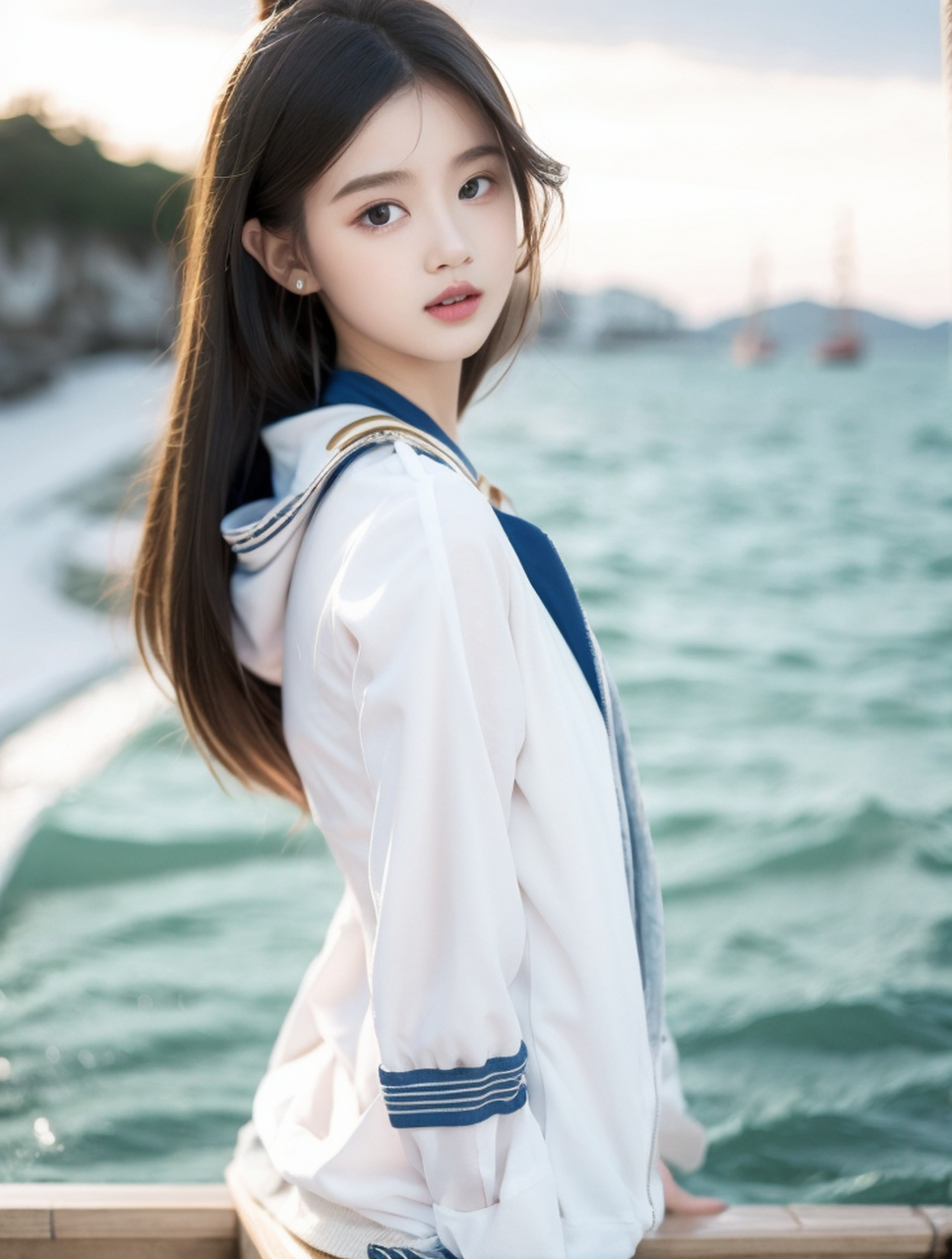 清纯美少女水手服写真照片,漂亮小姐姐甜美可爱#美女# #水手服少女