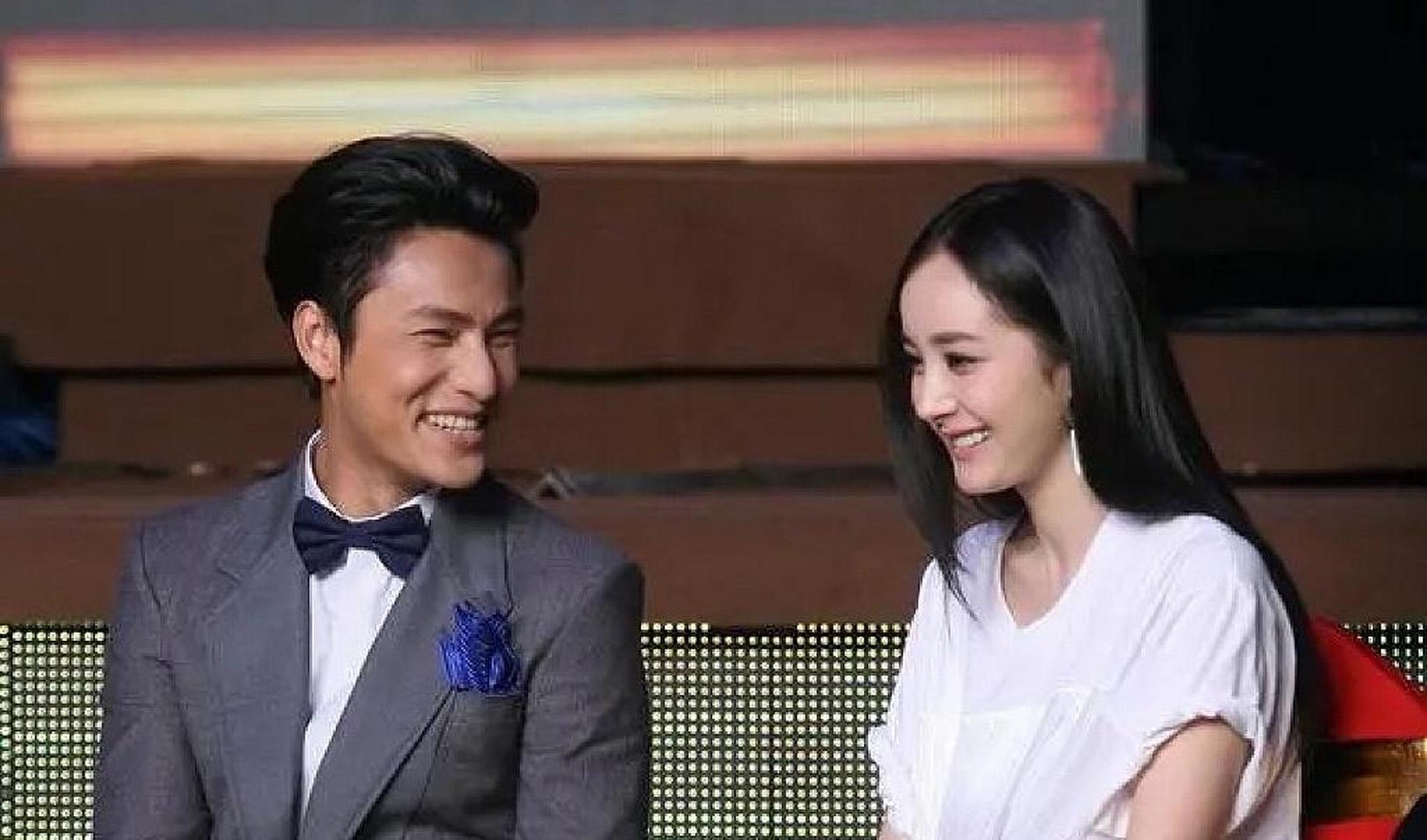 2007年的陈坤和杨幂,2012年的陈坤和杨幂,变的是美貌,不变的是友情.