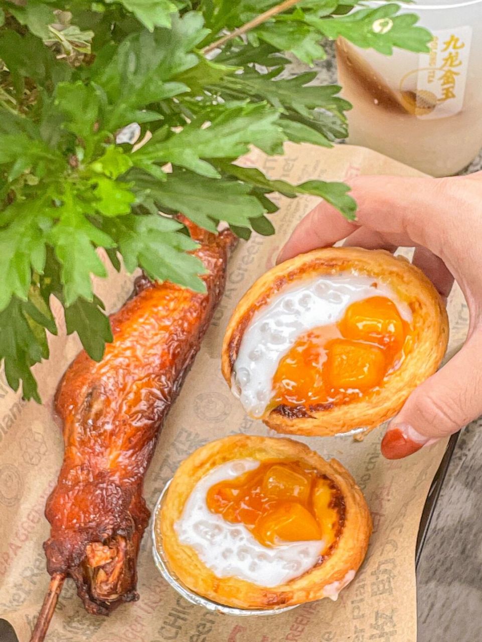 我的妈呀刷到肯德基上新的仙酿梨花白 [中国] 仙气飘飘的一款茶饮!