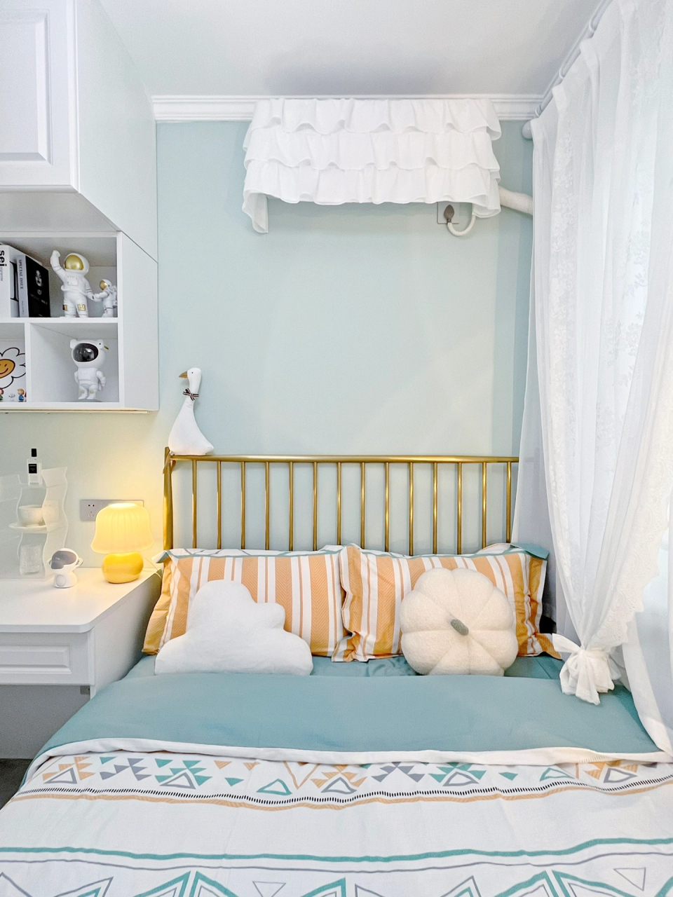 7平小房间|坚持没做榻榻米的迷你卧室可真香 哈喽,我是一只鱼   我的