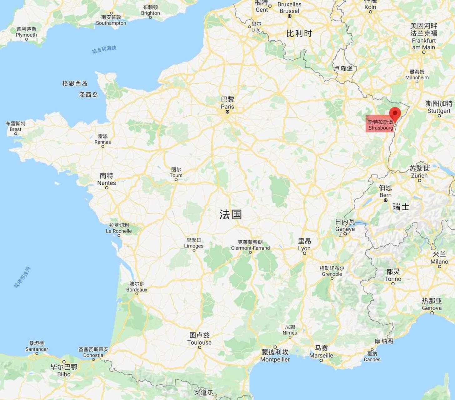 斯特拉斯堡(strasbourg)位于法国国土的东端,距离首都巴黎约490公里