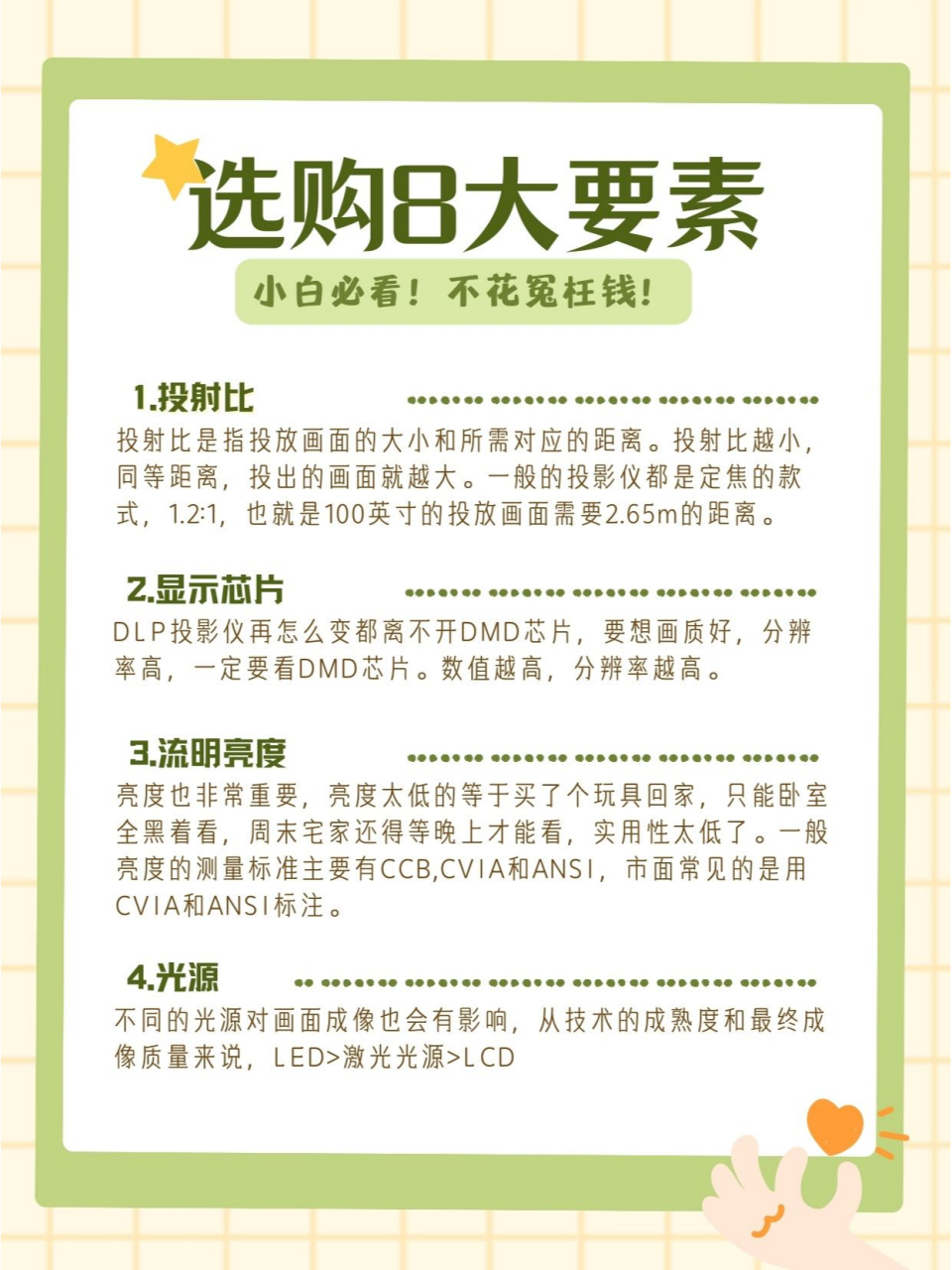 想要入手投影儀的朋友們,不要再到處瞎看啦! 這一篇就幫你總結所有選