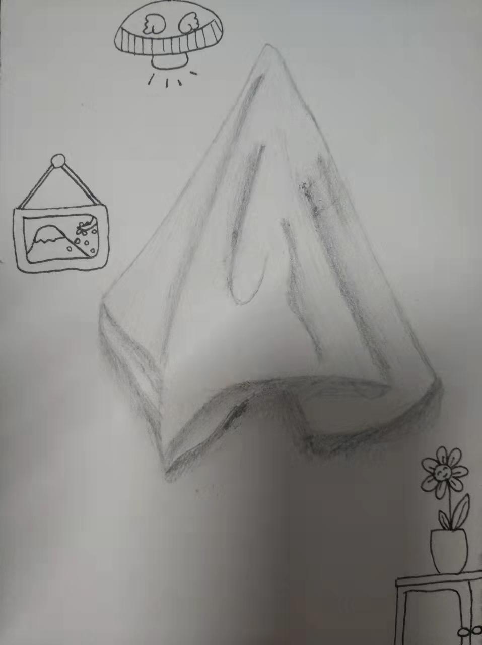 一个小时只画了块抹布,还挺像