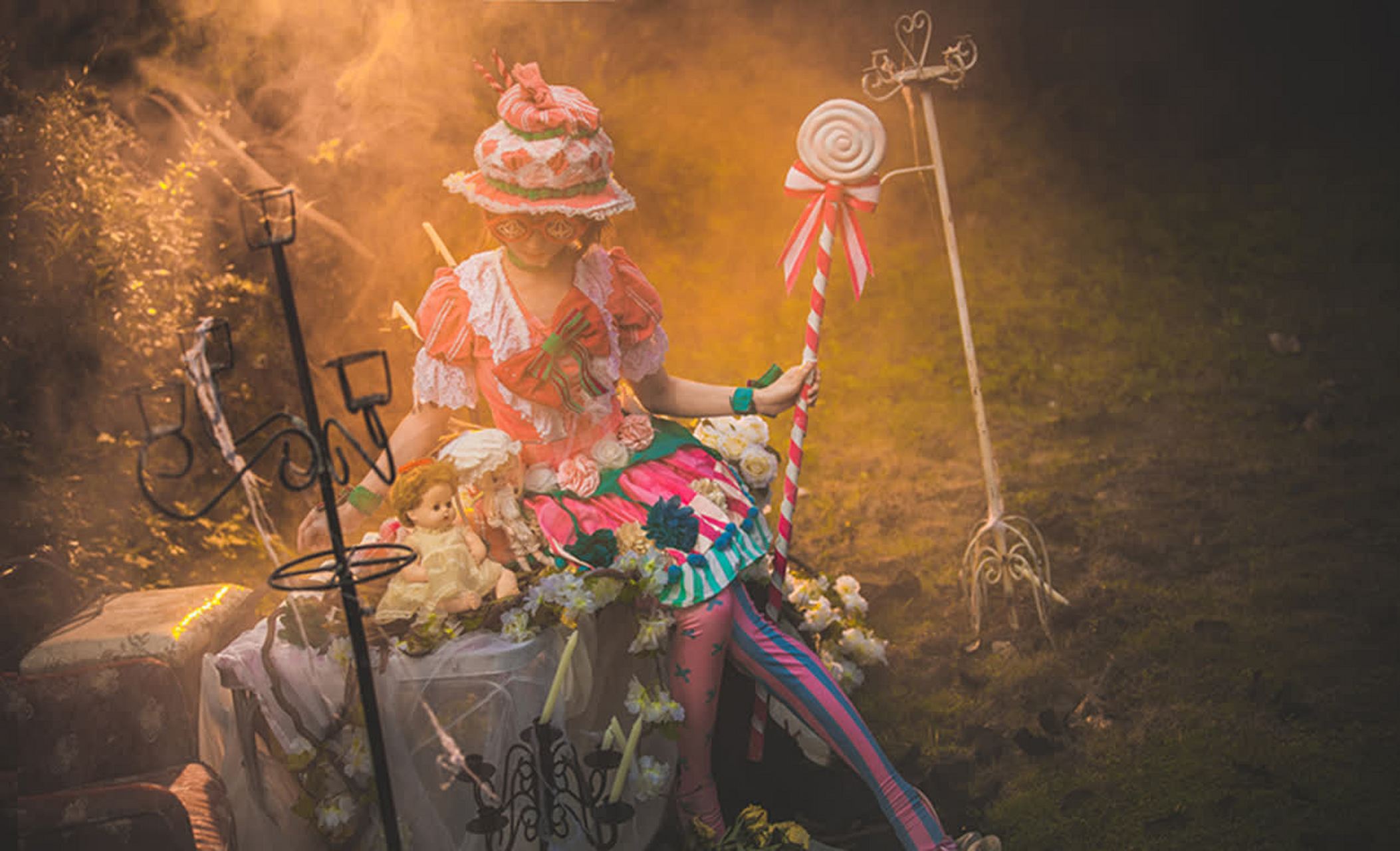 cos秀#洛丽塔小天使带来的甜美《第五人格》角色"盲女海伦娜".