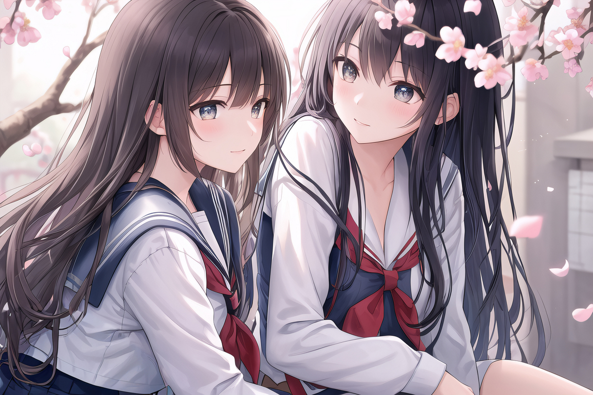 "相约于樱花之下"  #二次元