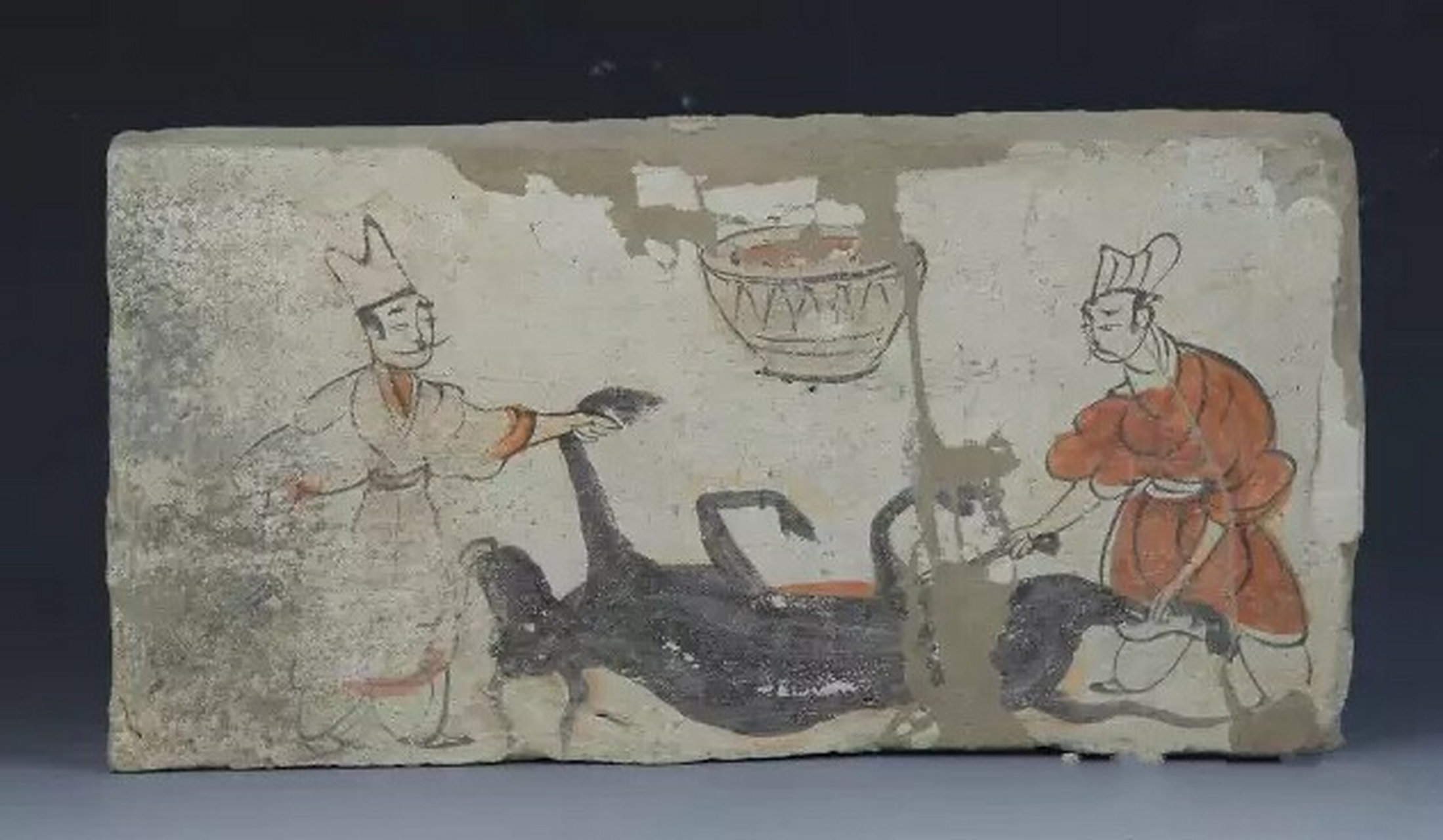 文物# 这是高台县骆驼城遗址出土的一组魏晋时期的画像砖.