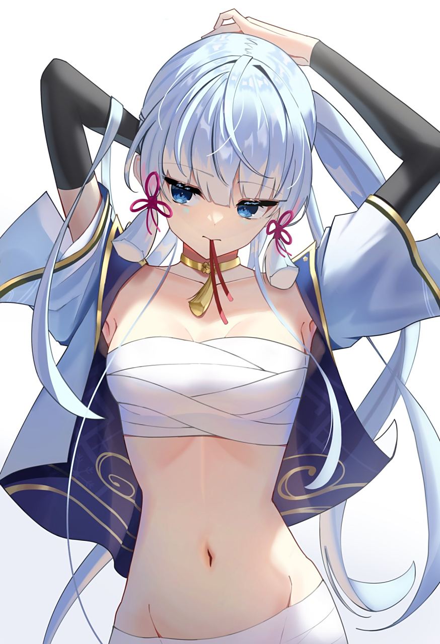 原神 神里绫华  a4腰 马甲线