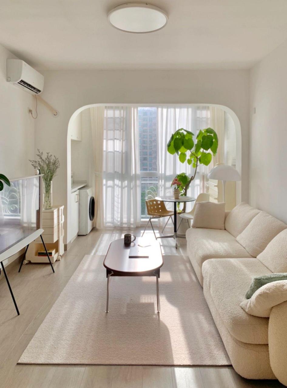 60平的家装出了梦想中的样子  套内60平的两室一厅小户型,虽然是二手