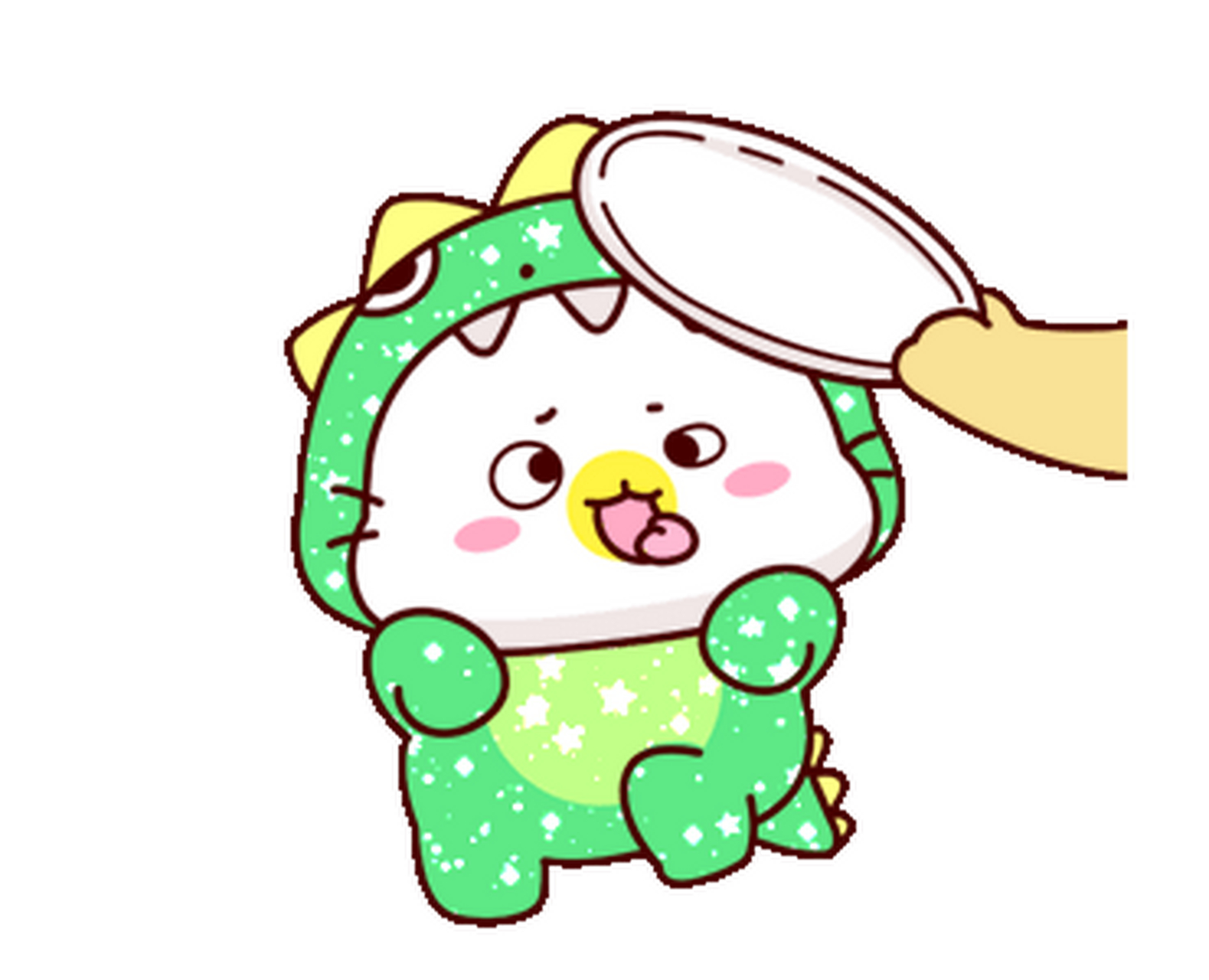 line表情包丨闪闪独角兽恐龙小猫咪表情包