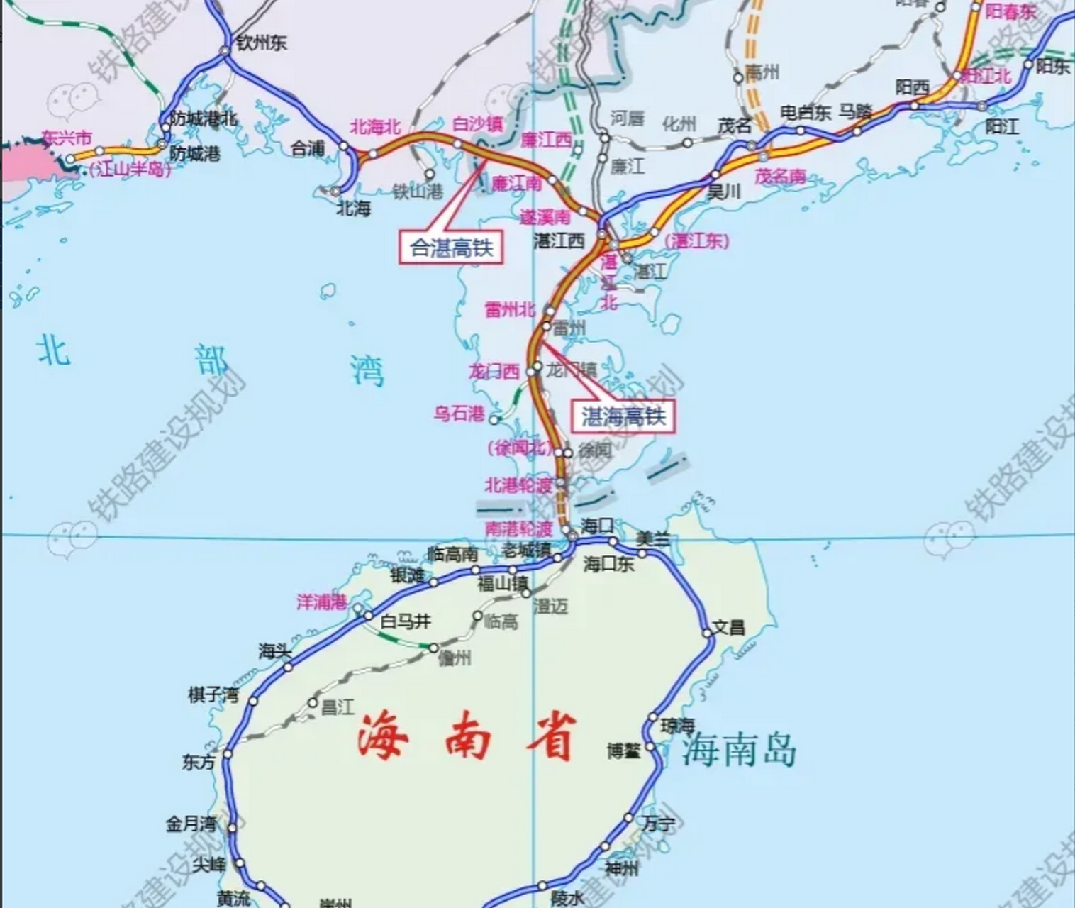 湛海高铁规划图图片