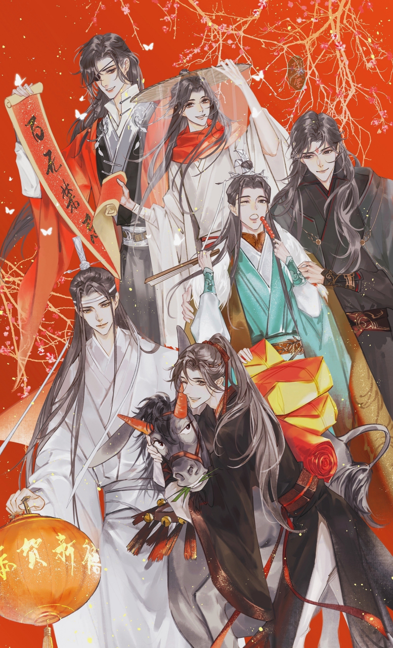 人渣反派自救系统#魔道祖师#天官赐福 冰秋,忘羡,花怜,祝大家