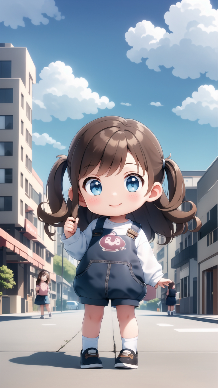 可爱的女宝宝#ai绘画# #壁纸# #夏日生活创作季