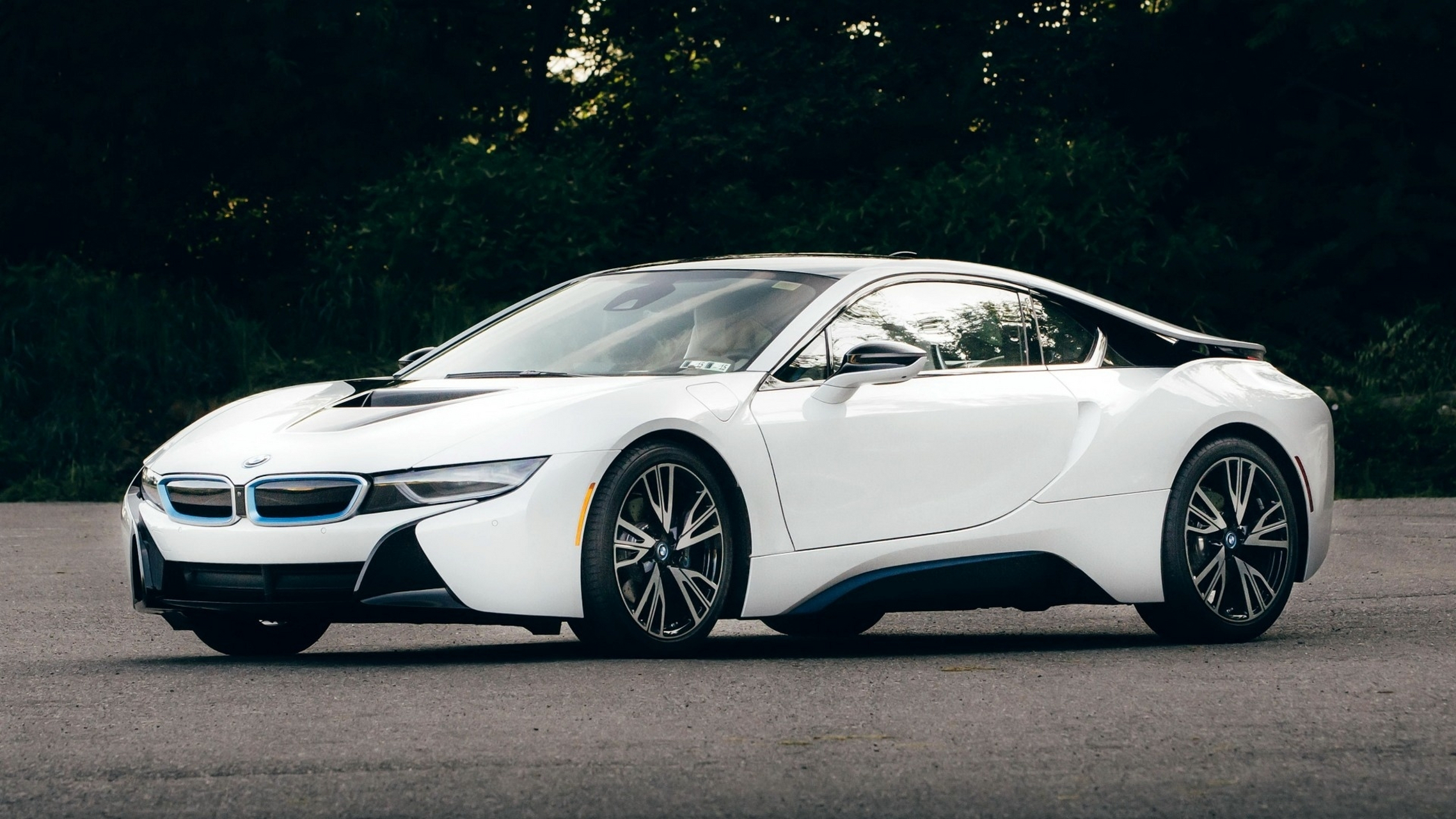 宝马 bmw 红色 白色 i 8#宝马i8