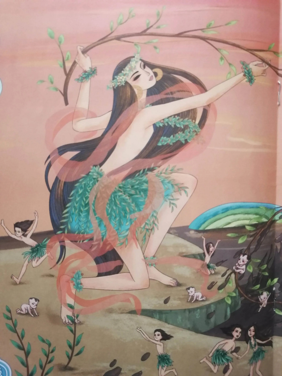 "盘古开天地"和"女娲造人"都是中国远古时期的神话传说.