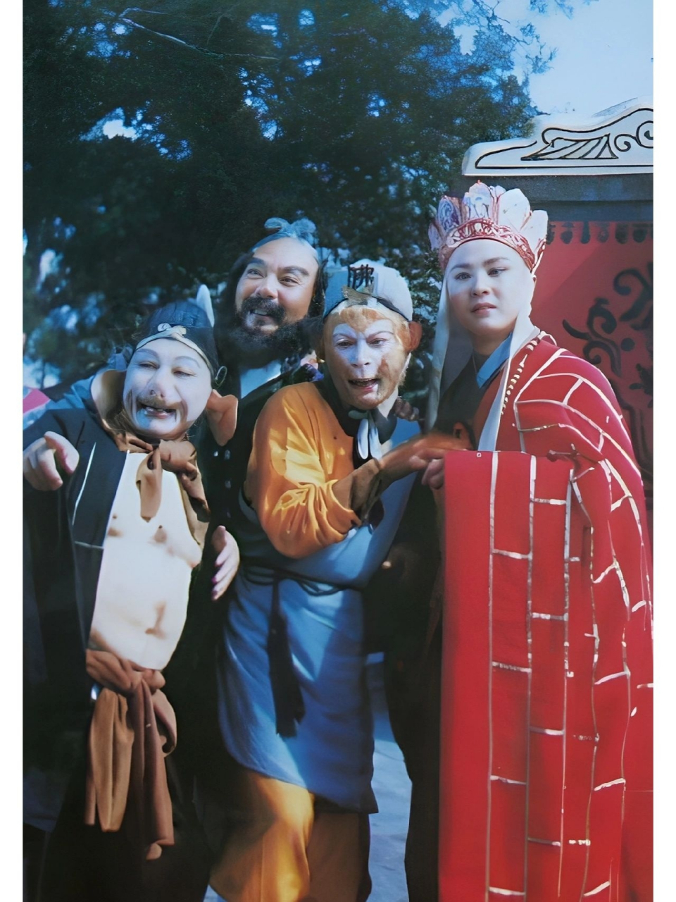 86版西游记师徒四人合照剧照