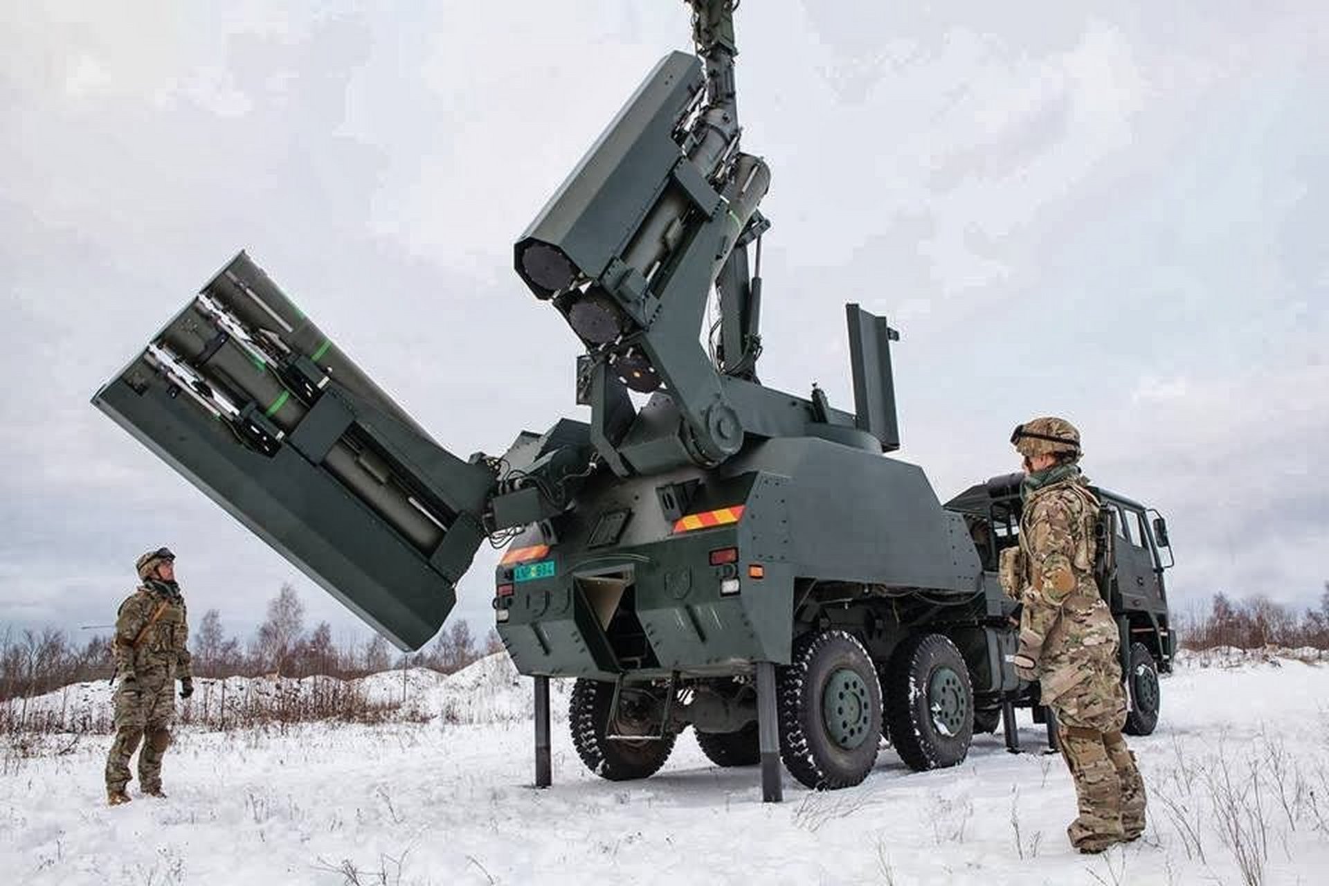 23 bamse防空系统,据称可以防御从导弹到无人机,防御