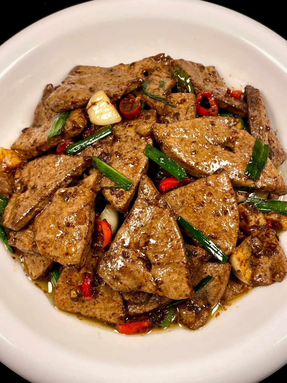 嫩滑的爆炒猪肝这样做泰好吃啦,巨好吃!