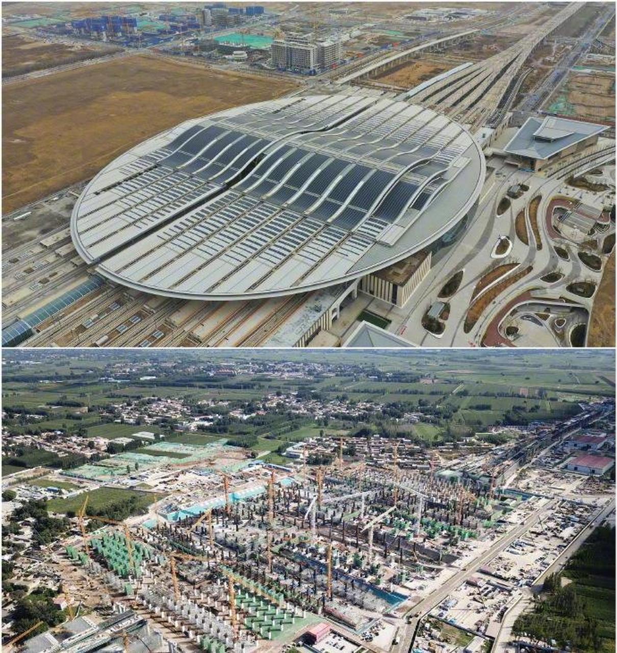 对比图看雄安变化有多大#】2017年,设立河北雄安新区的消息如春雷乍响