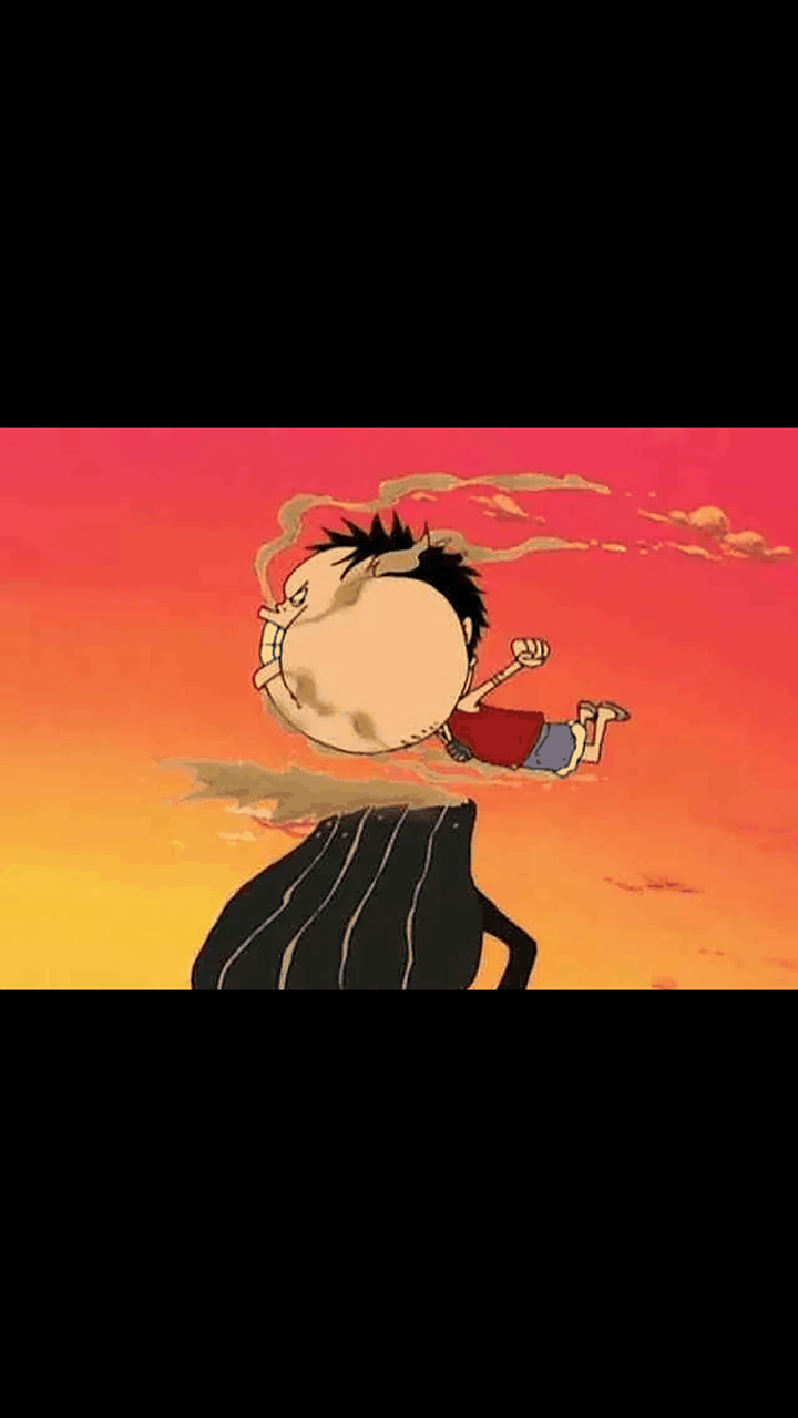 gif创作人# #动漫# #海贼王# 路飞表演大口吞 [大笑] [大笑] [大笑]