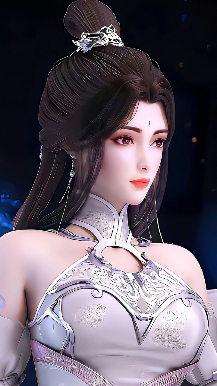 国漫壁纸|《完美世界》月婵仙子4k高清手机壁纸:曾经的坚持,并不美好