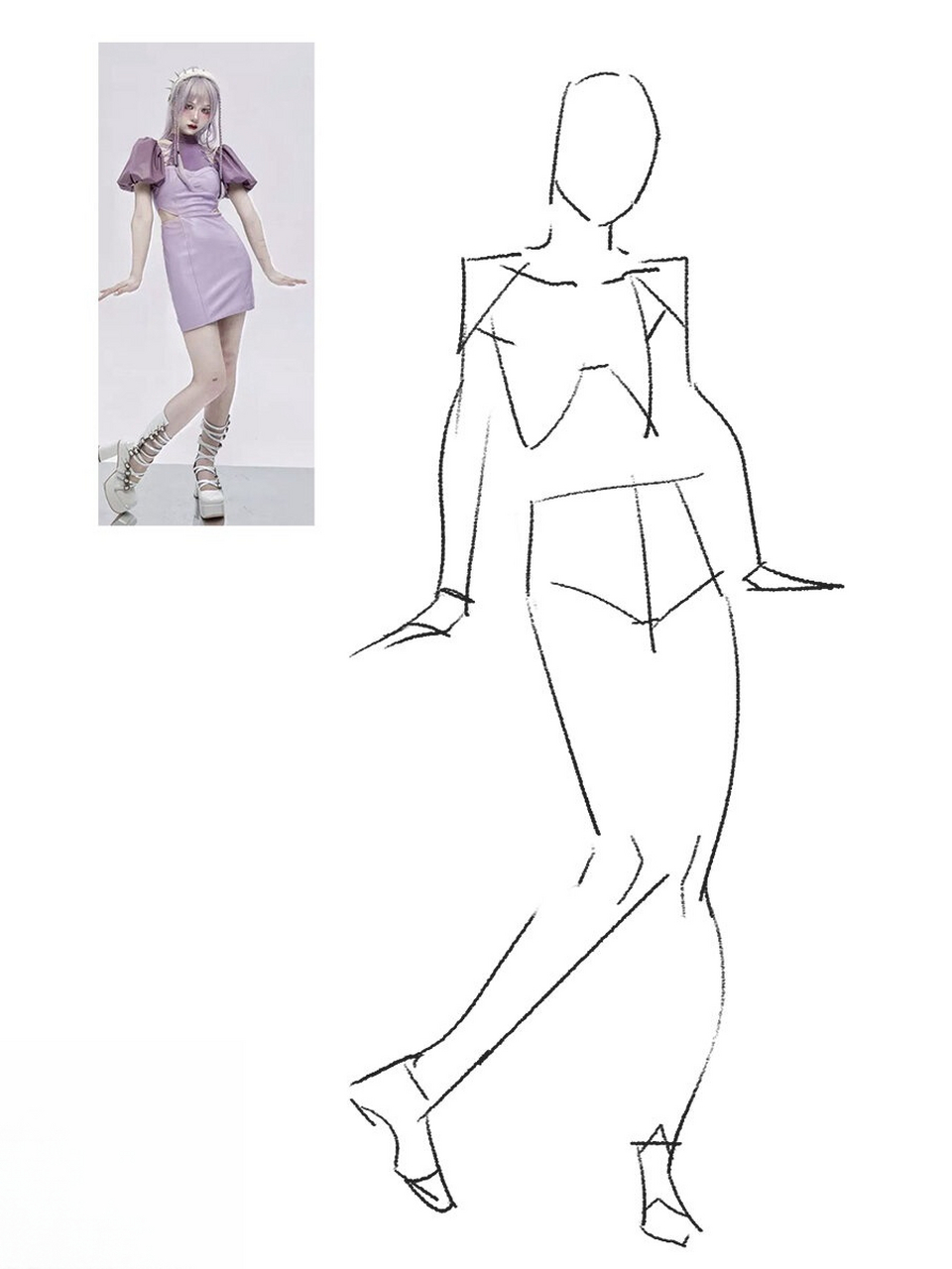 人体动态速写练习  捕捉光影,定格瞬间.