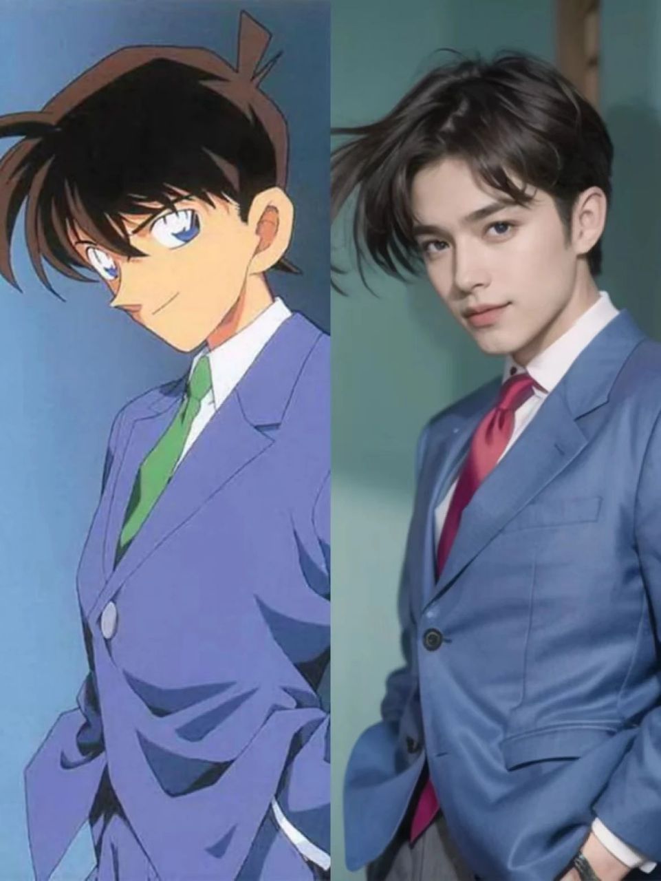 ai生成《名侦探柯南》真人版? 笑死!ai终于对柯南动手了!