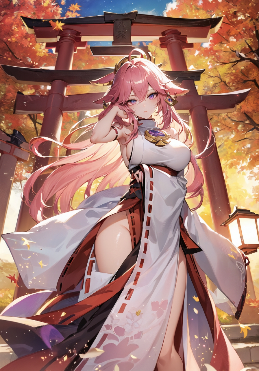 原神 八重神子 屑屑狐狸惹人爱