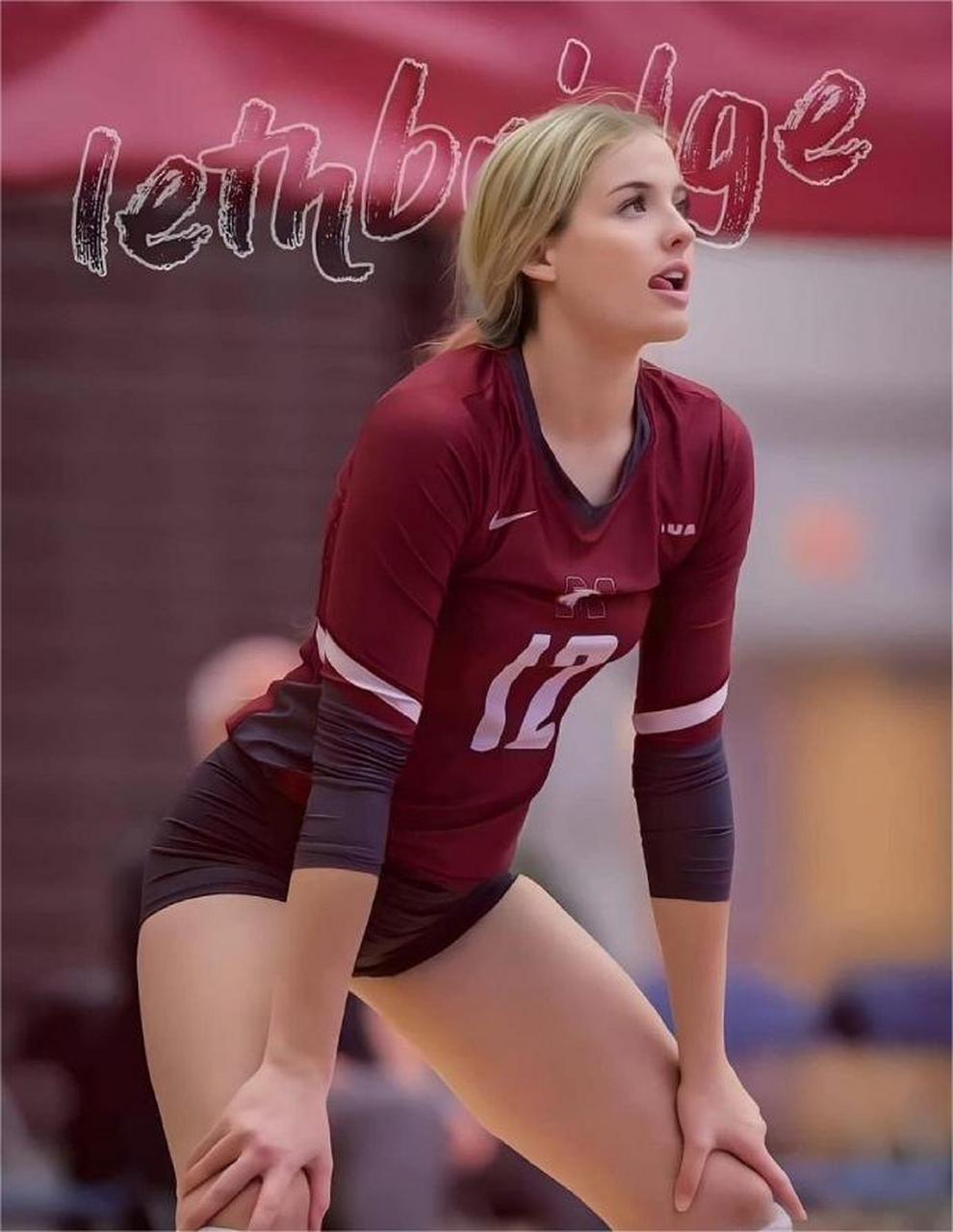 英国女排队员maddie lethbridge,21岁.