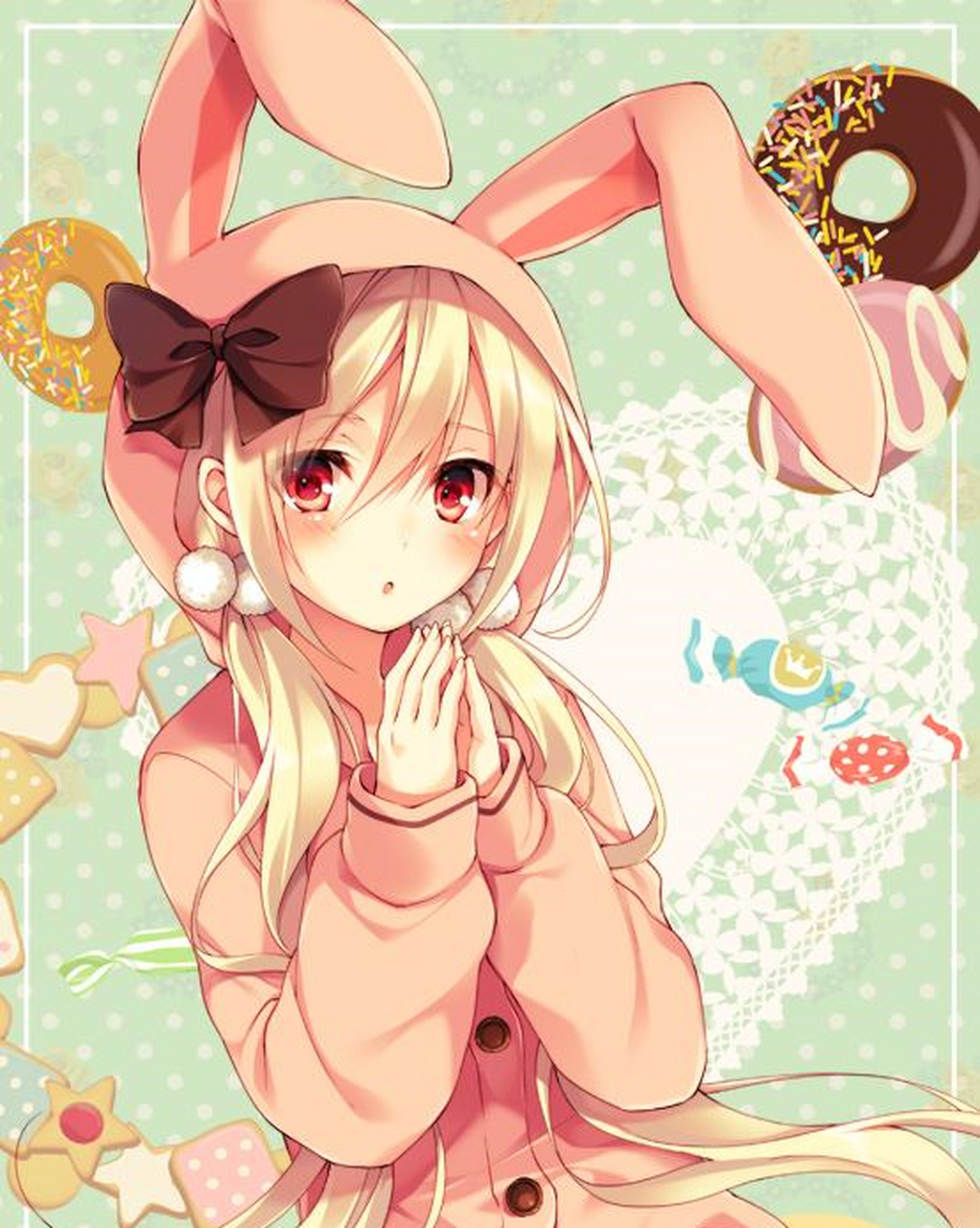 精选日本次元动漫里兔耳娘形象的插画壁纸,喜欢的就收藏了