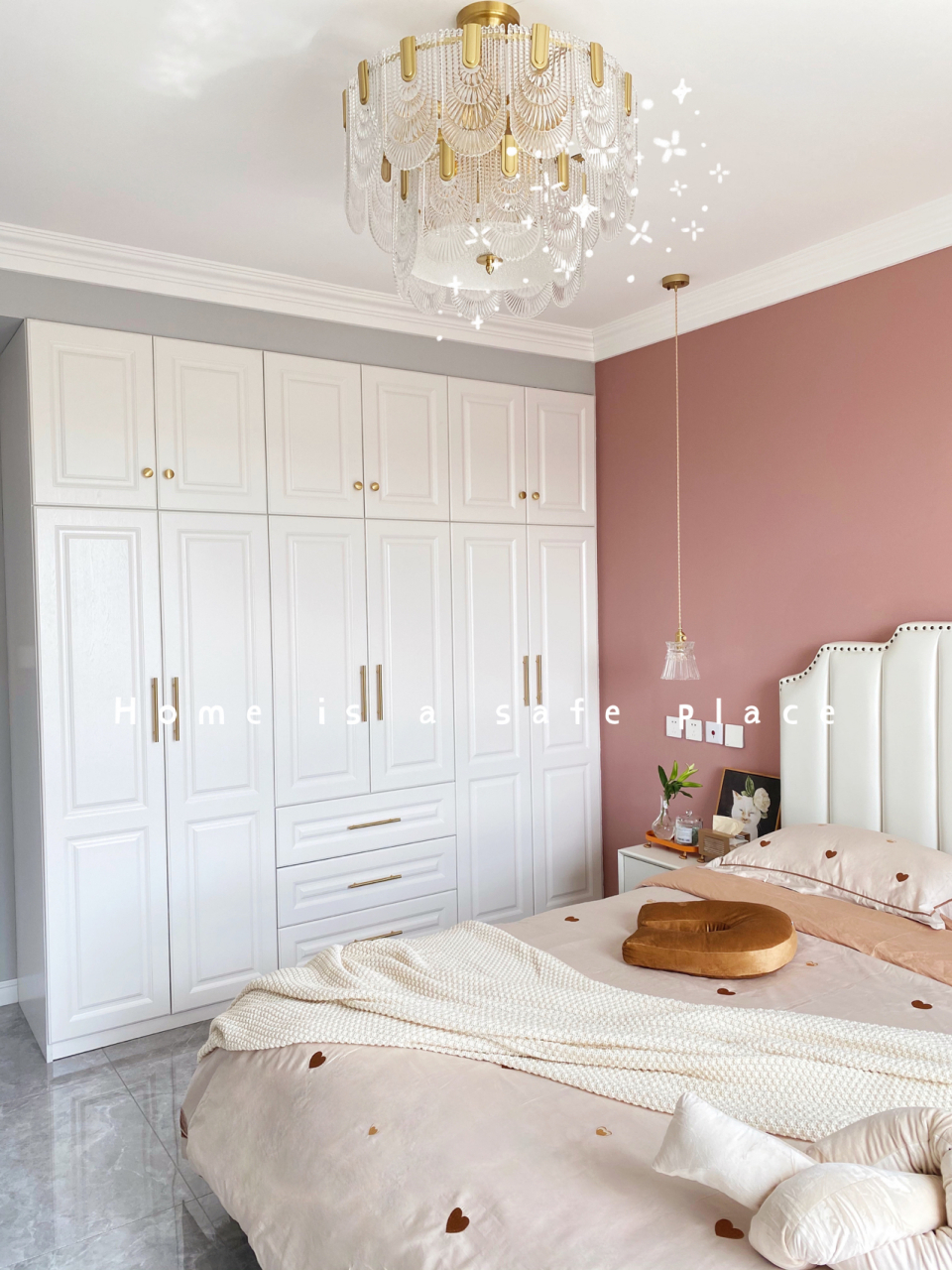 装修日记-我家全屋乳胶漆色号大公开 主卧:褐珊瑚太空漫步 很多人说