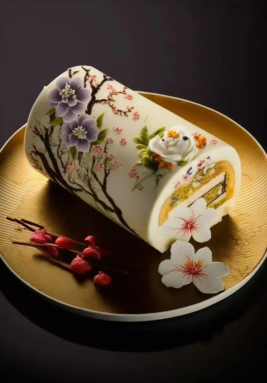 古风蛋糕卷真的很唯美