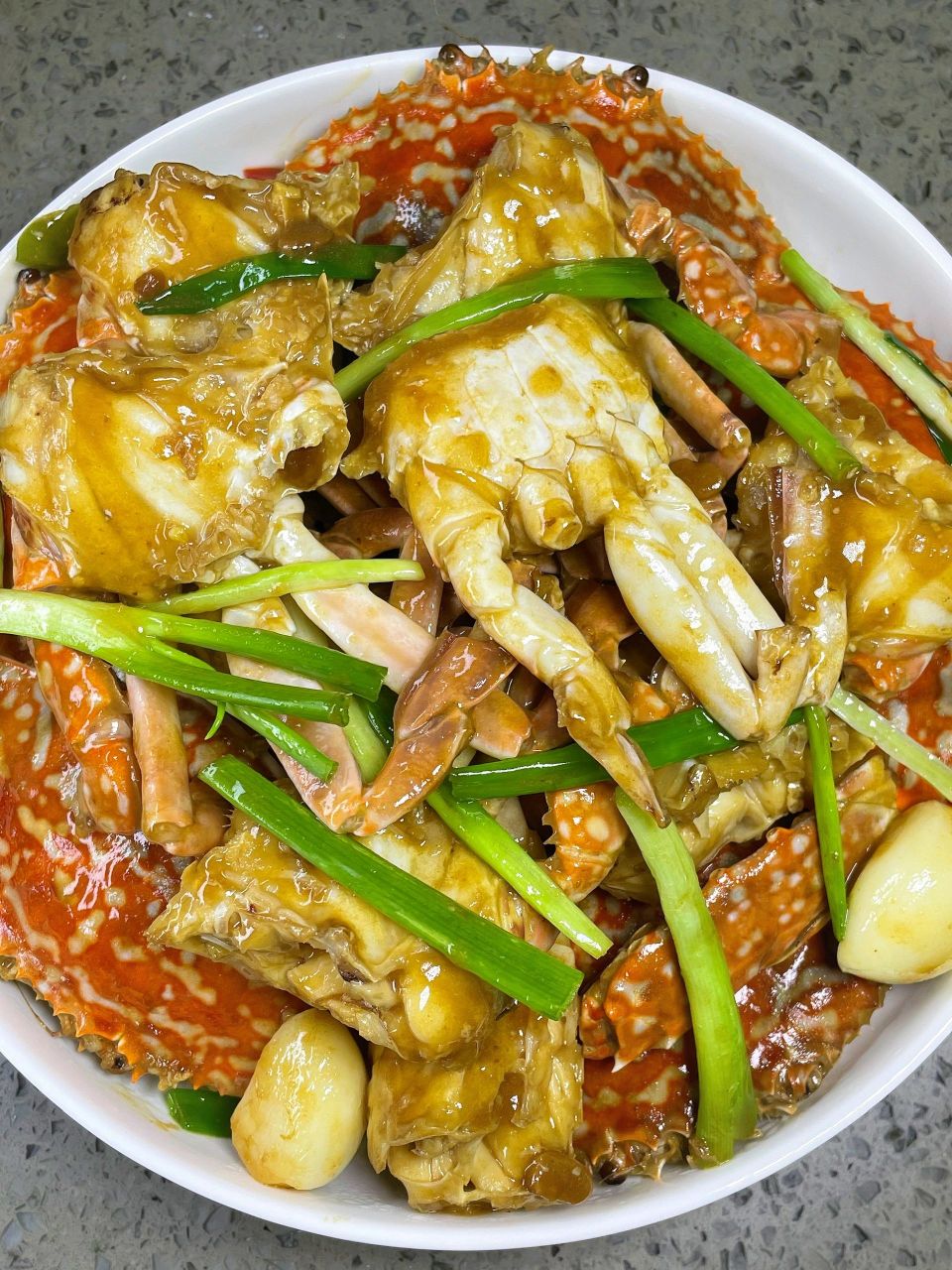 好吃到 姜葱炒蟹!哭了!好鲜好好吃!