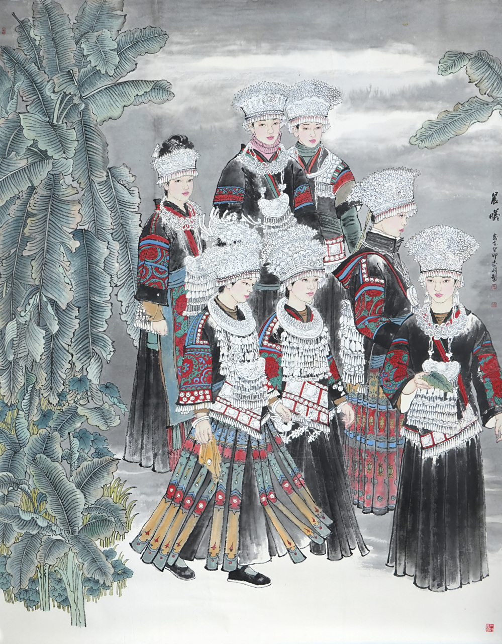 不二轩书画家姜志峰作品欣赏,中美协实力派人物画家姜志峰老师在中国