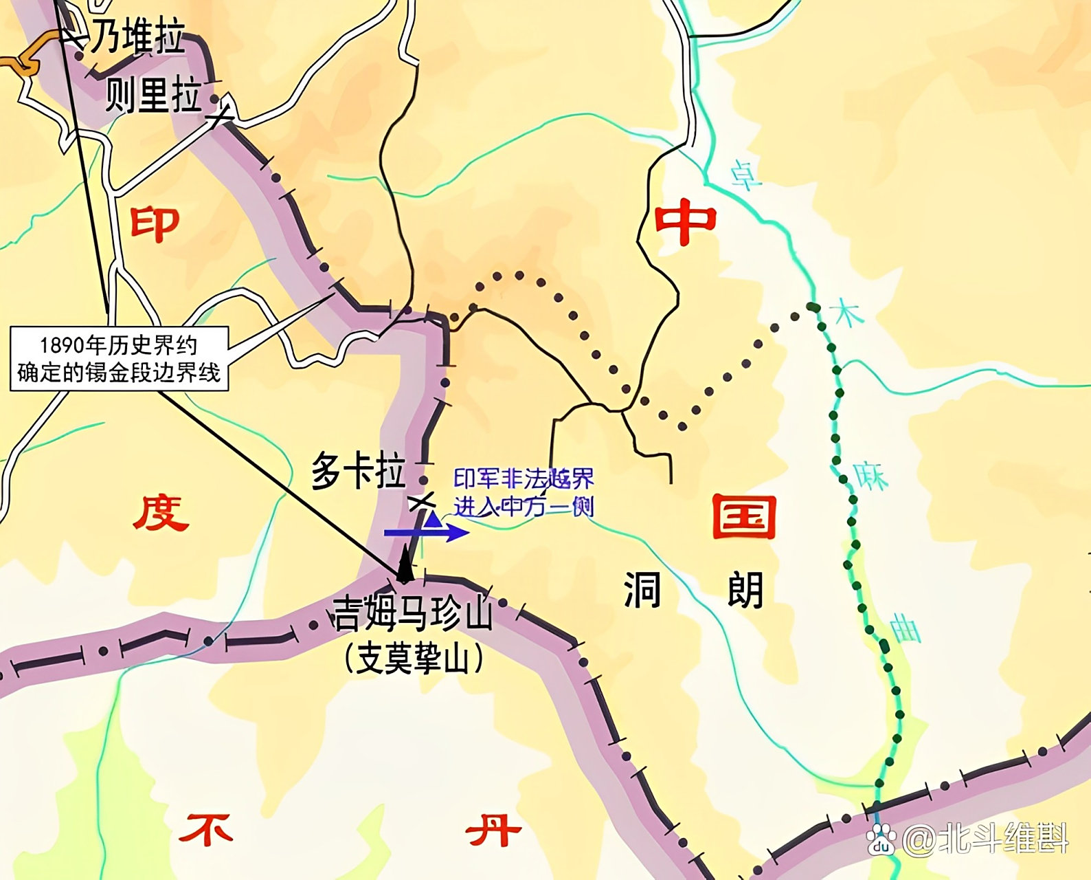 不丹位于喜马拉雅山山南侧,最高海拔7000多米,最低海拔只有100米左右.