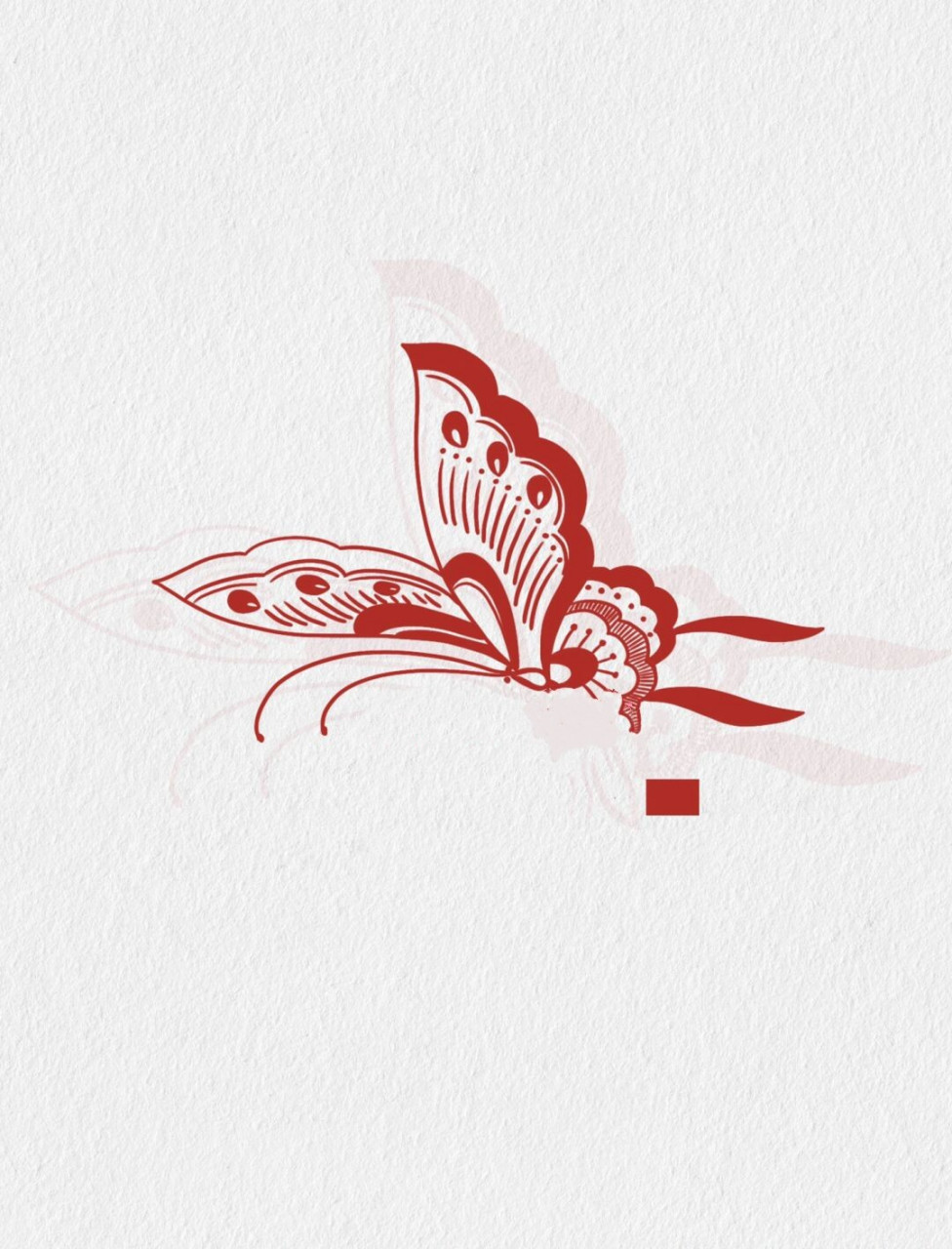 传统纹样  蝴蝶纹