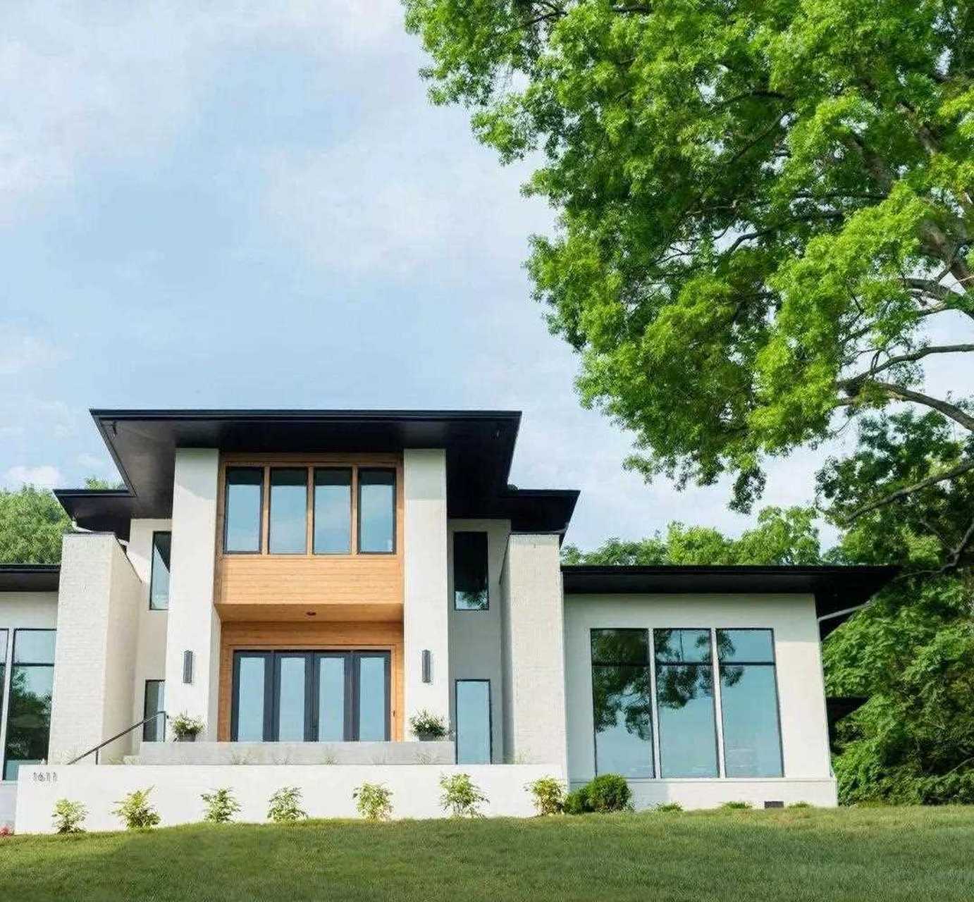 坡地建筑效果图设计 大自然是建筑的大客厅,山林水榭是建筑大花园的