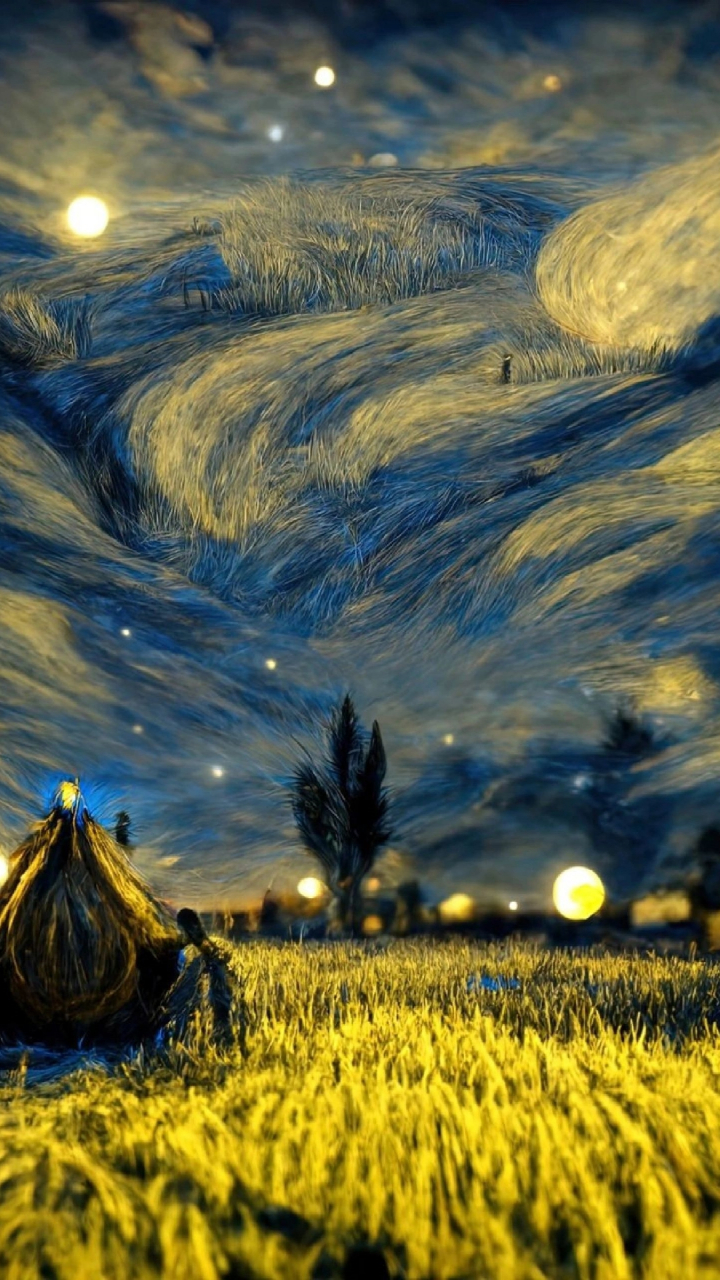 起猛了看到梵高画锈湖  对大师的拙劣模仿0769♂15 壁纸可自取