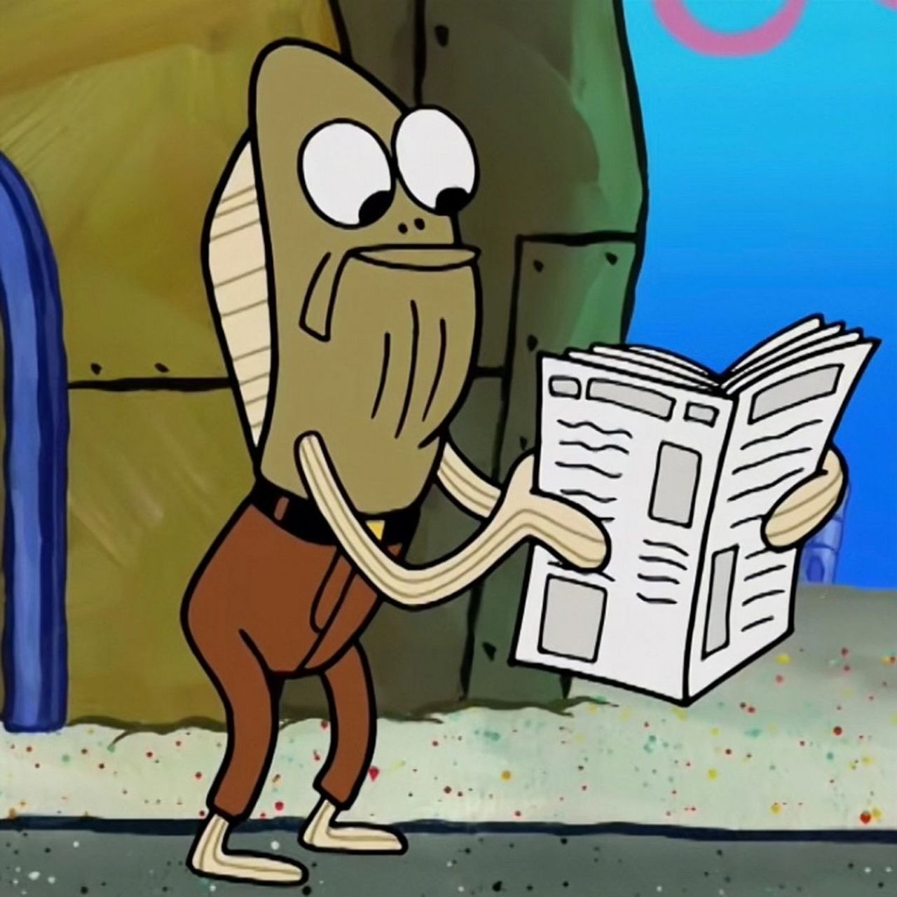 探秘比奇堡:神秘的路人鱼世界,惊艳的表情盛宴  你们知道这个鱼叫什么