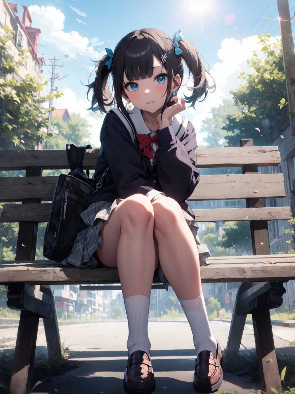 ai绘画# jk校服少女 676767