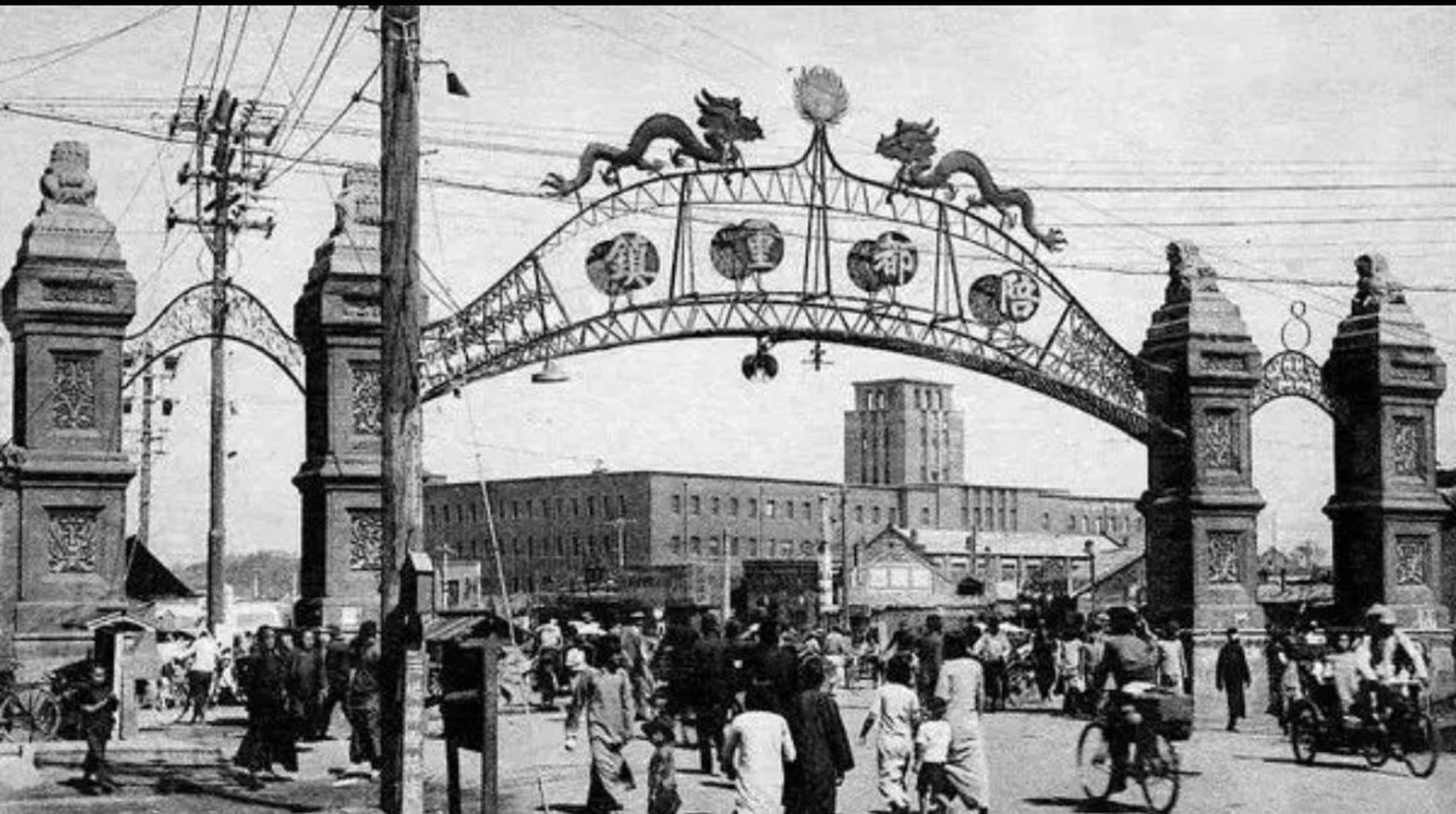 历史老照片:1938年沈阳的小西关.