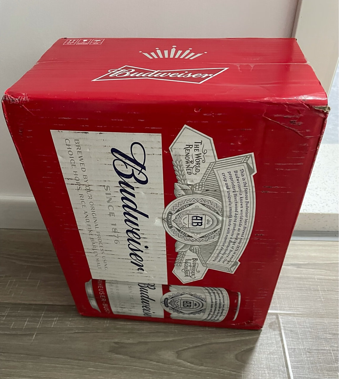 992百威经典听装啤酒450ml*20听 95最出名的日常啤酒之一,无需多