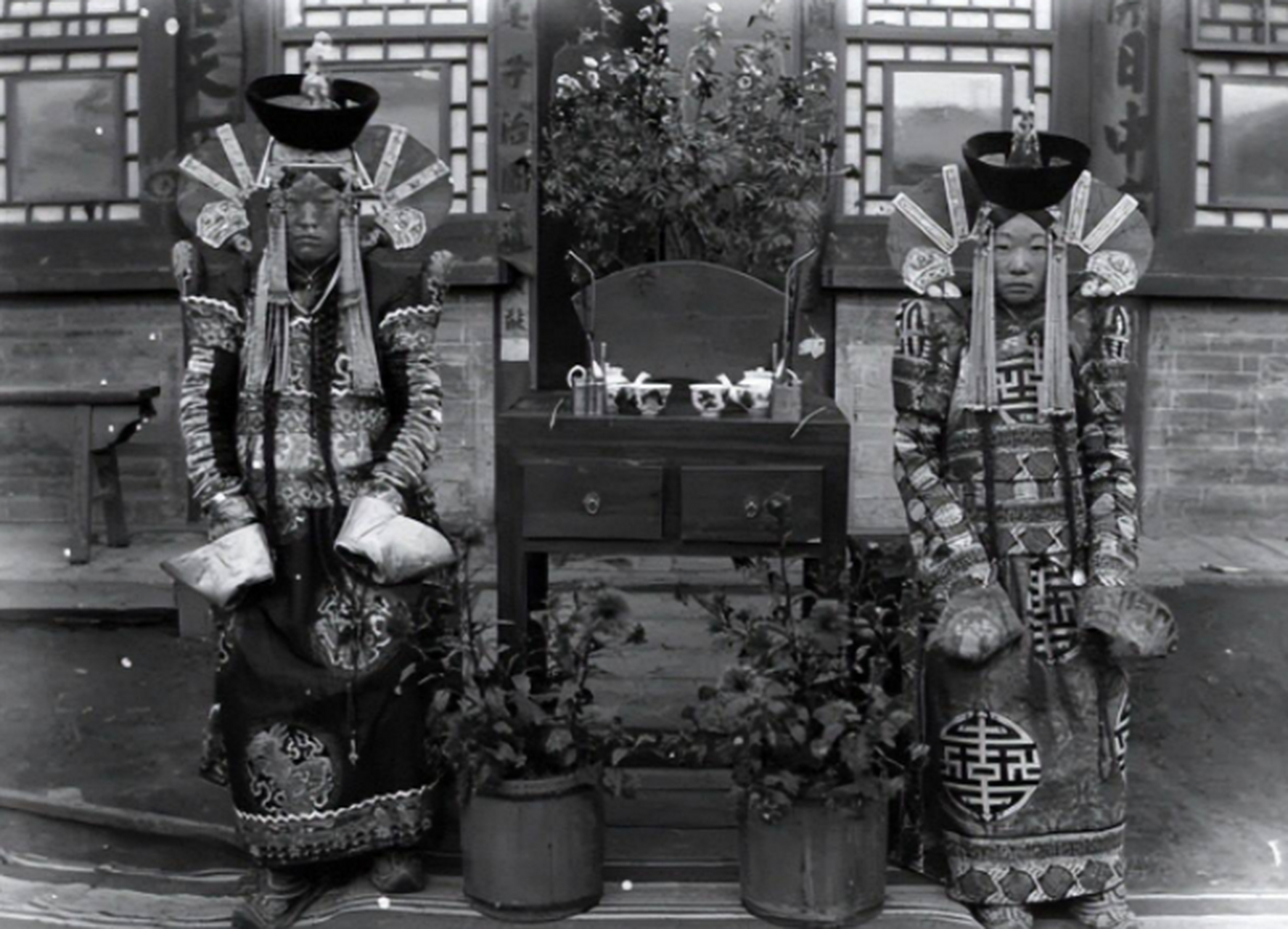 清朝老照片:这是晚清时期蒙古公主的老照片