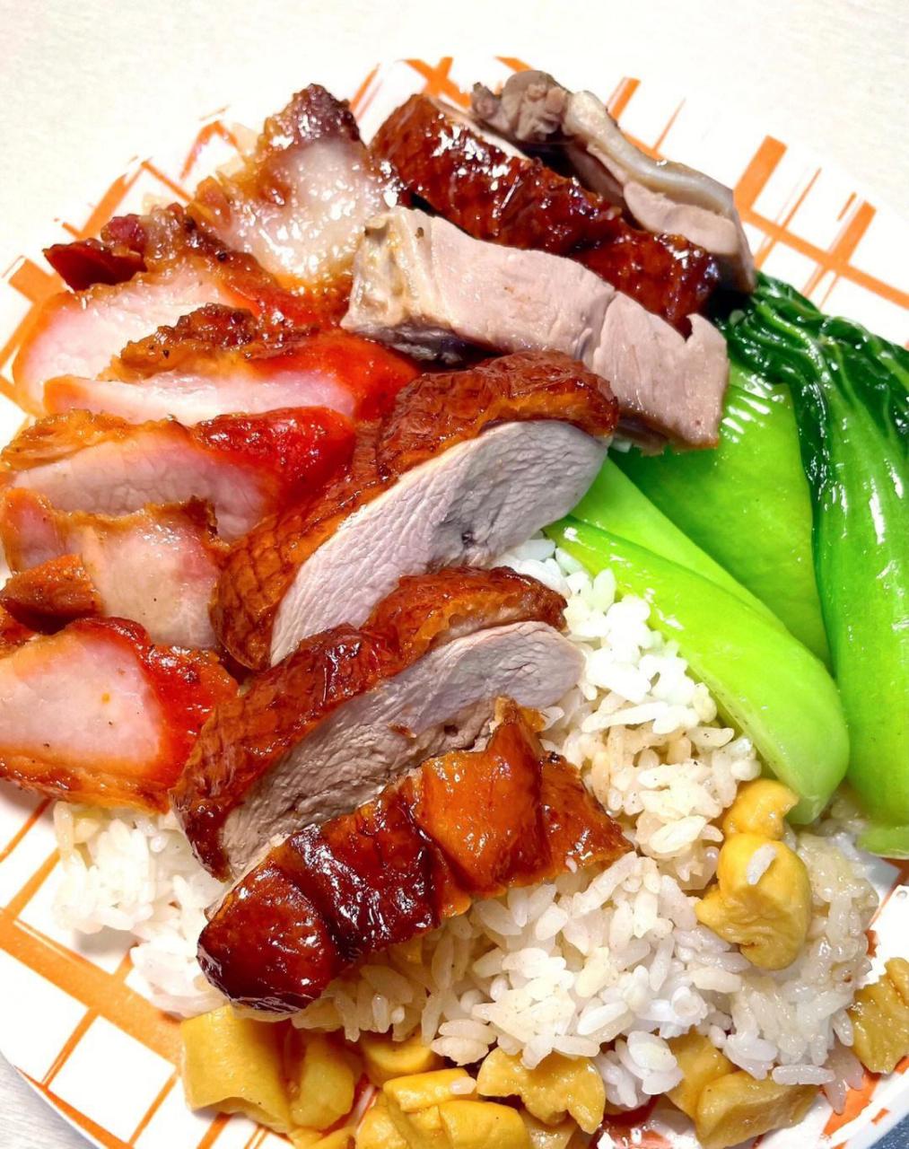 我真的很想吃叉烧烤鸭饭75太香了太香了!